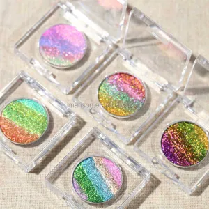 ظلال عيون بألوان قوس قزح 5 5 in 1 High Pigment Rainbow