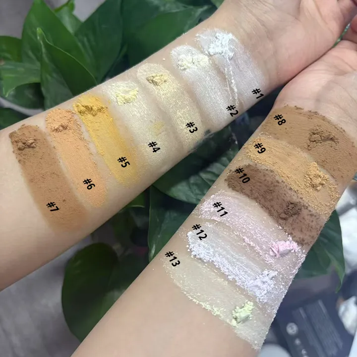 مستحضرات التجميل مربع متعدد الألوان Cosmetic Setting Powder Multicolor Box