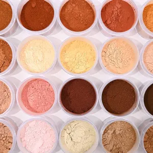 مكياج للوجه متعدد الألوان   makeup powder multi-color loose