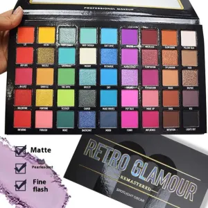 لوحة ظلال عيون مرطبة عالية الصبغة مقاومة للماء   Pigmented Moisturizing Eyeshadow Palette Waterproof