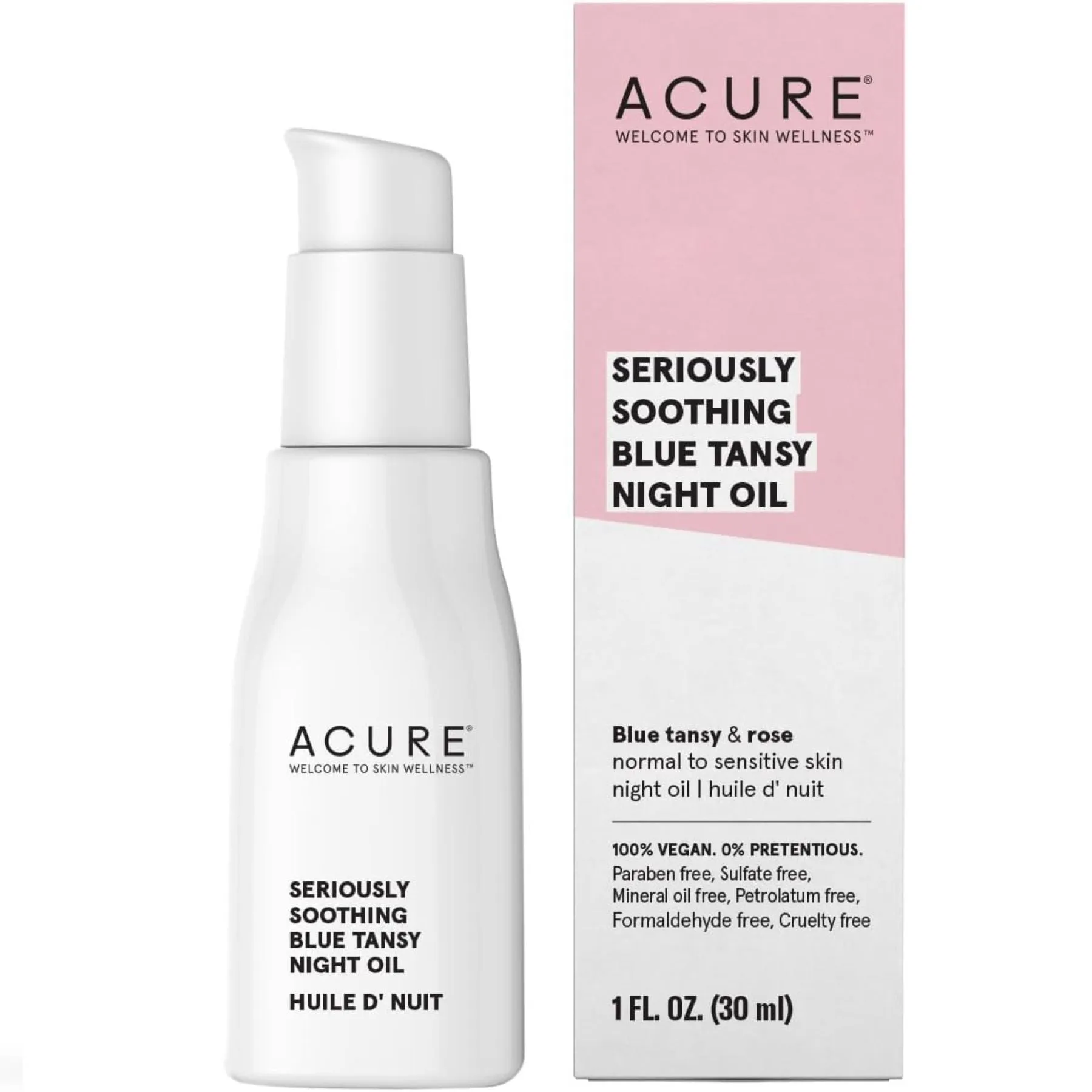 Acure Seriously Soothing Blue Tansy Night Oil 30ml