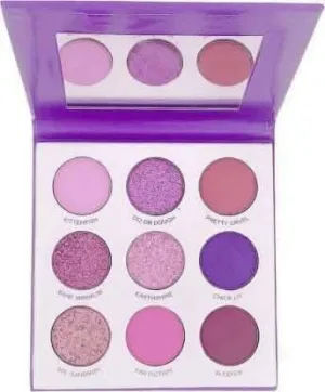 Bingeable Its my pleasure pressed pigmented eyeshadow combo palette | shimmer matte and metallic combo eyeshadow palette (Pack of 2)