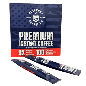 Blackout Premium Instant Coffee 32 count