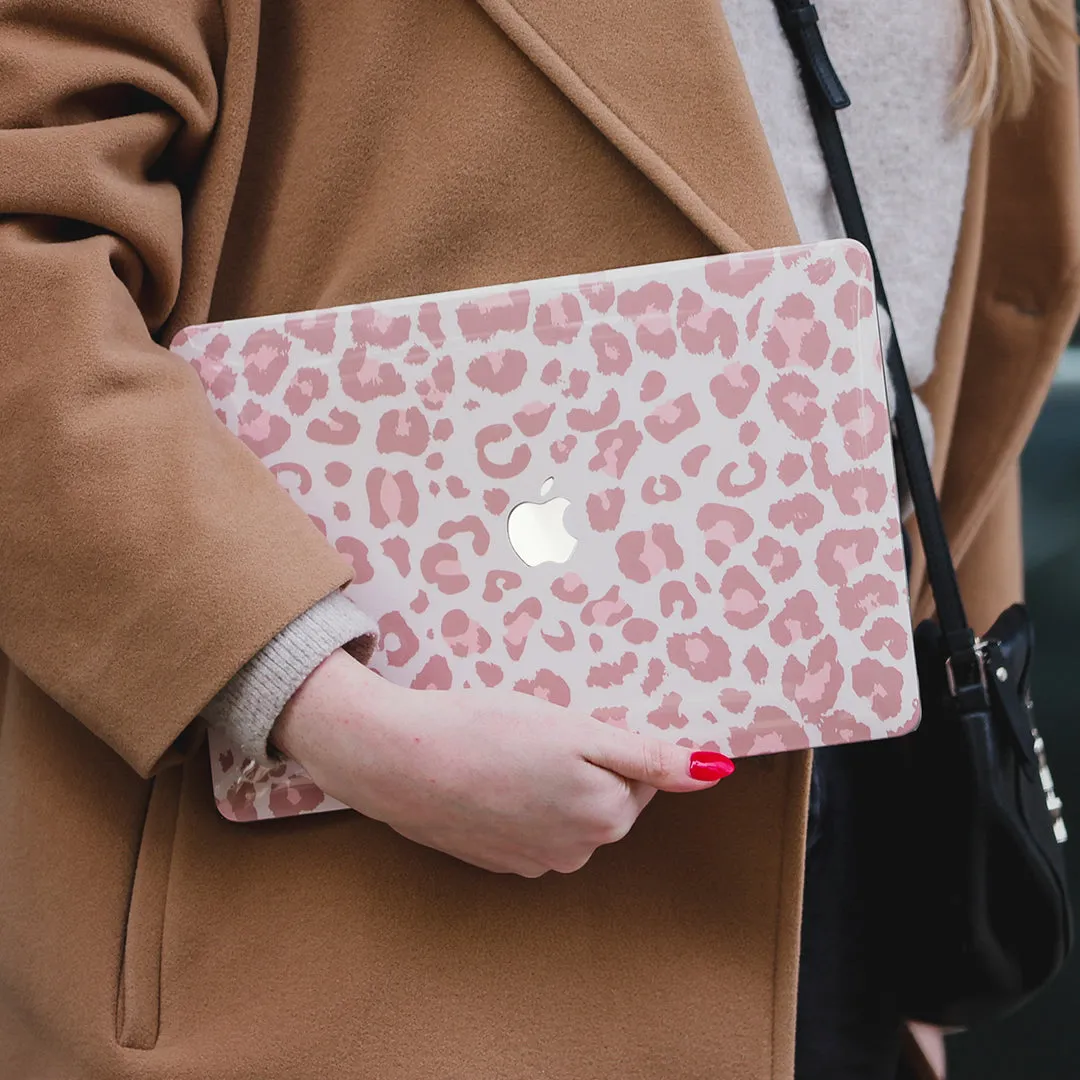 Blush Leopard MacBook Case