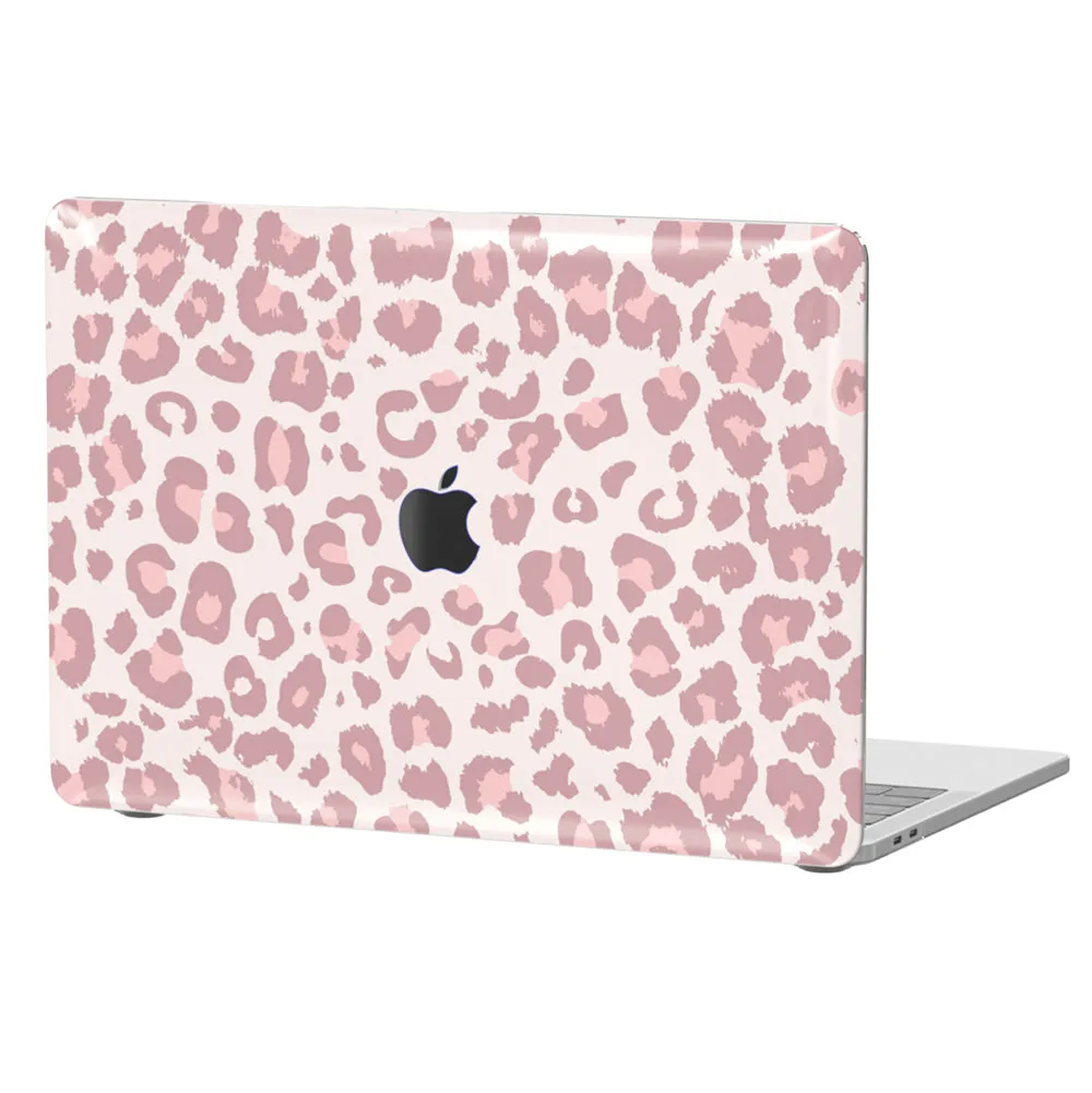 Blush Leopard MacBook Case