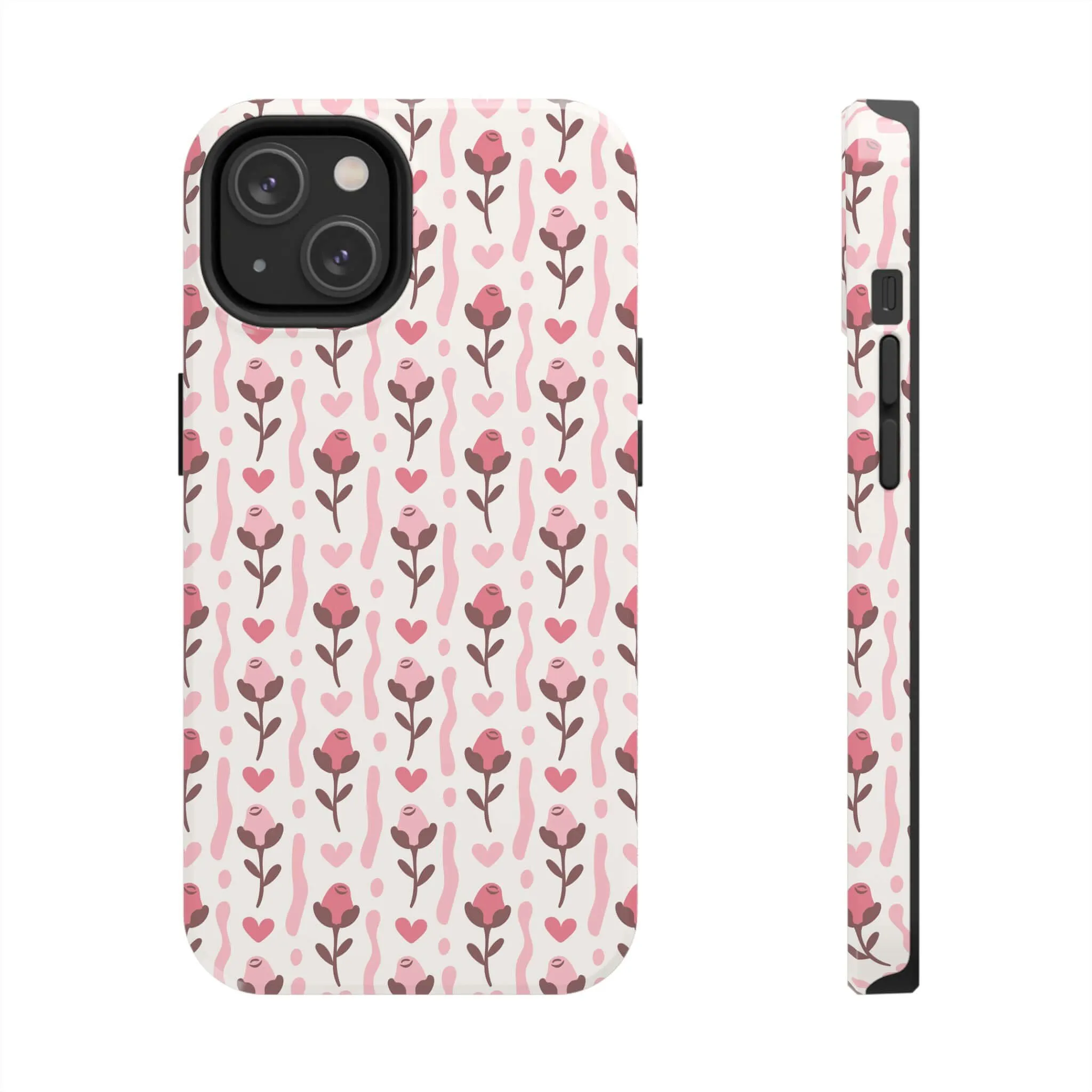 Blushing Blooms | Red Rose Case