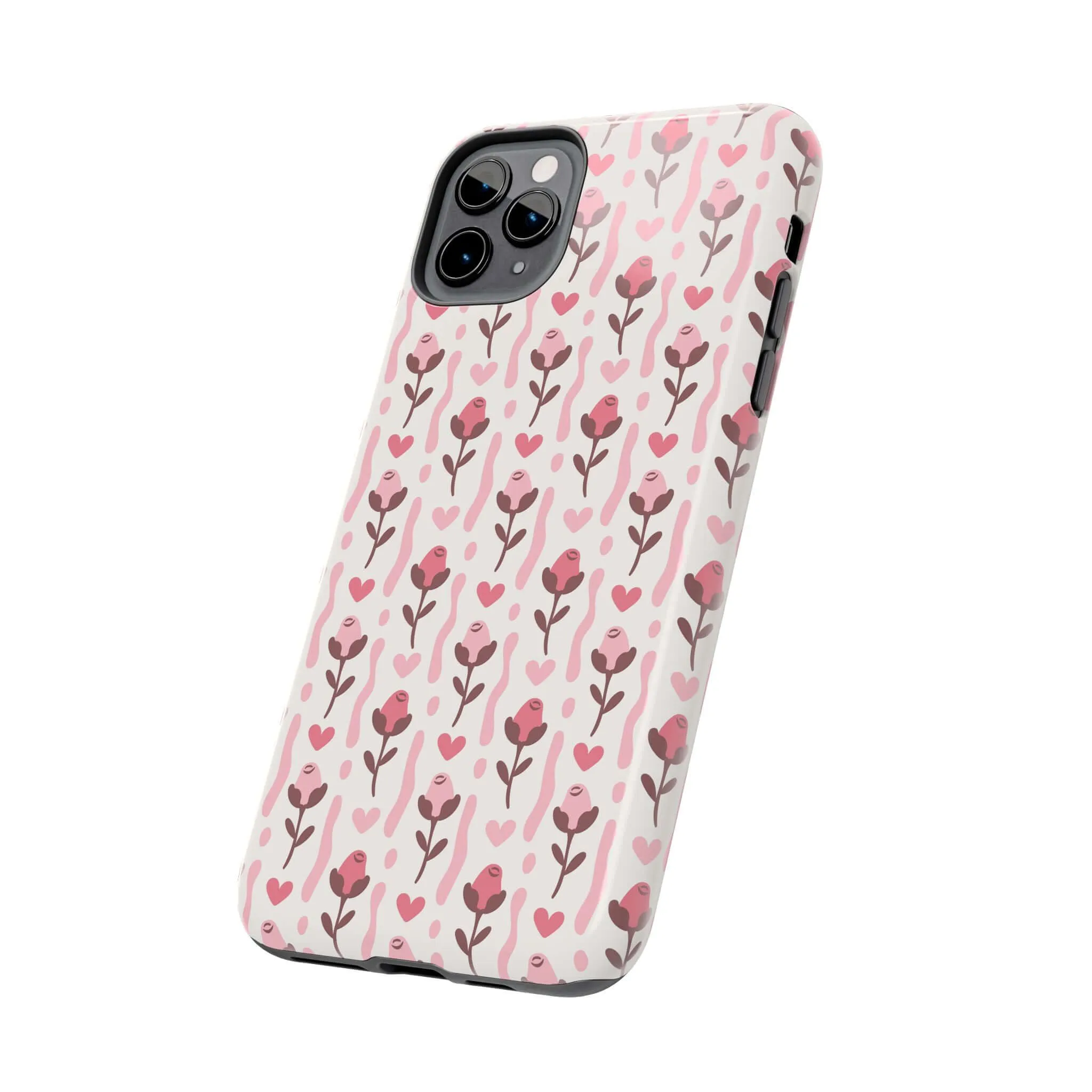 Blushing Blooms | Red Rose Case