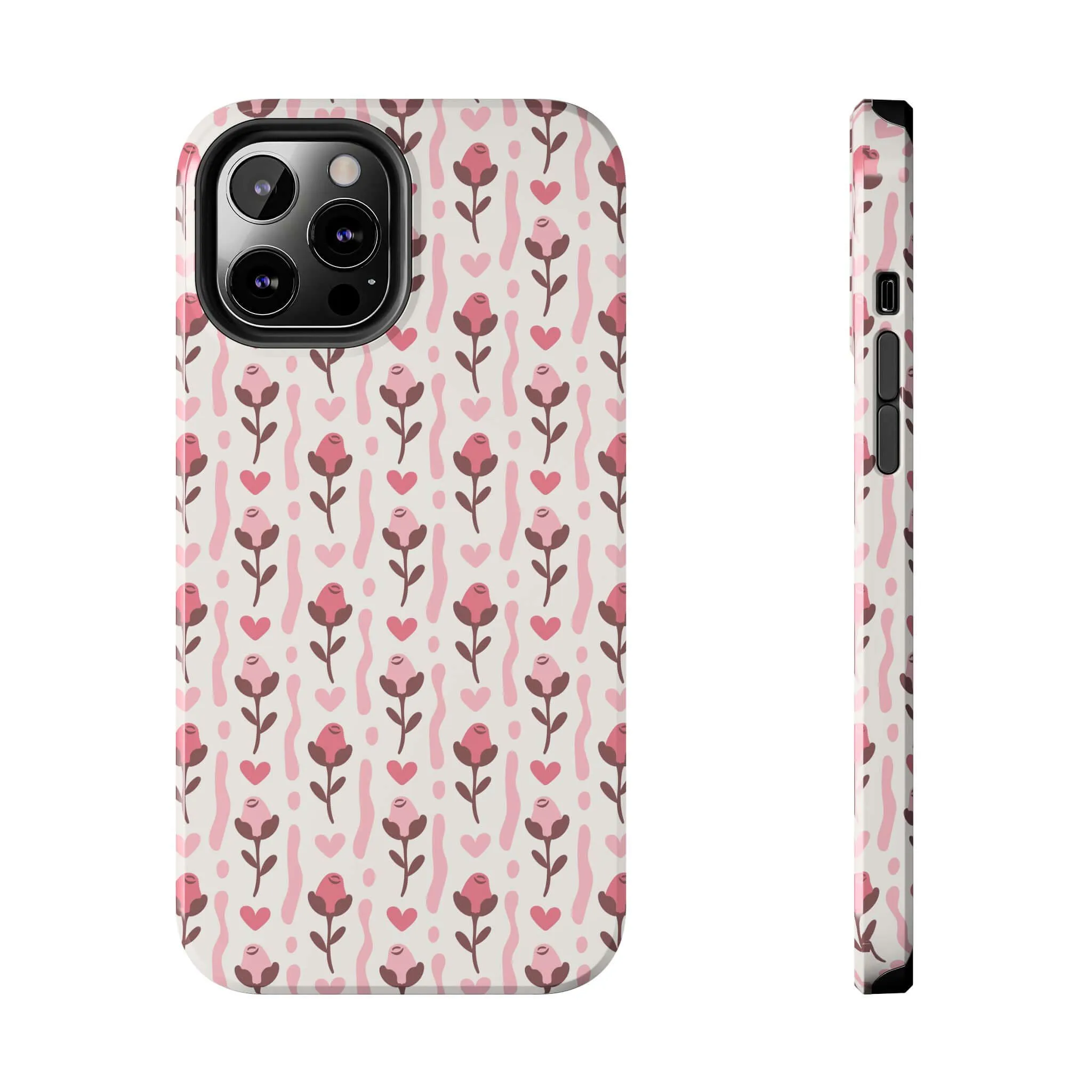 Blushing Blooms | Red Rose Case