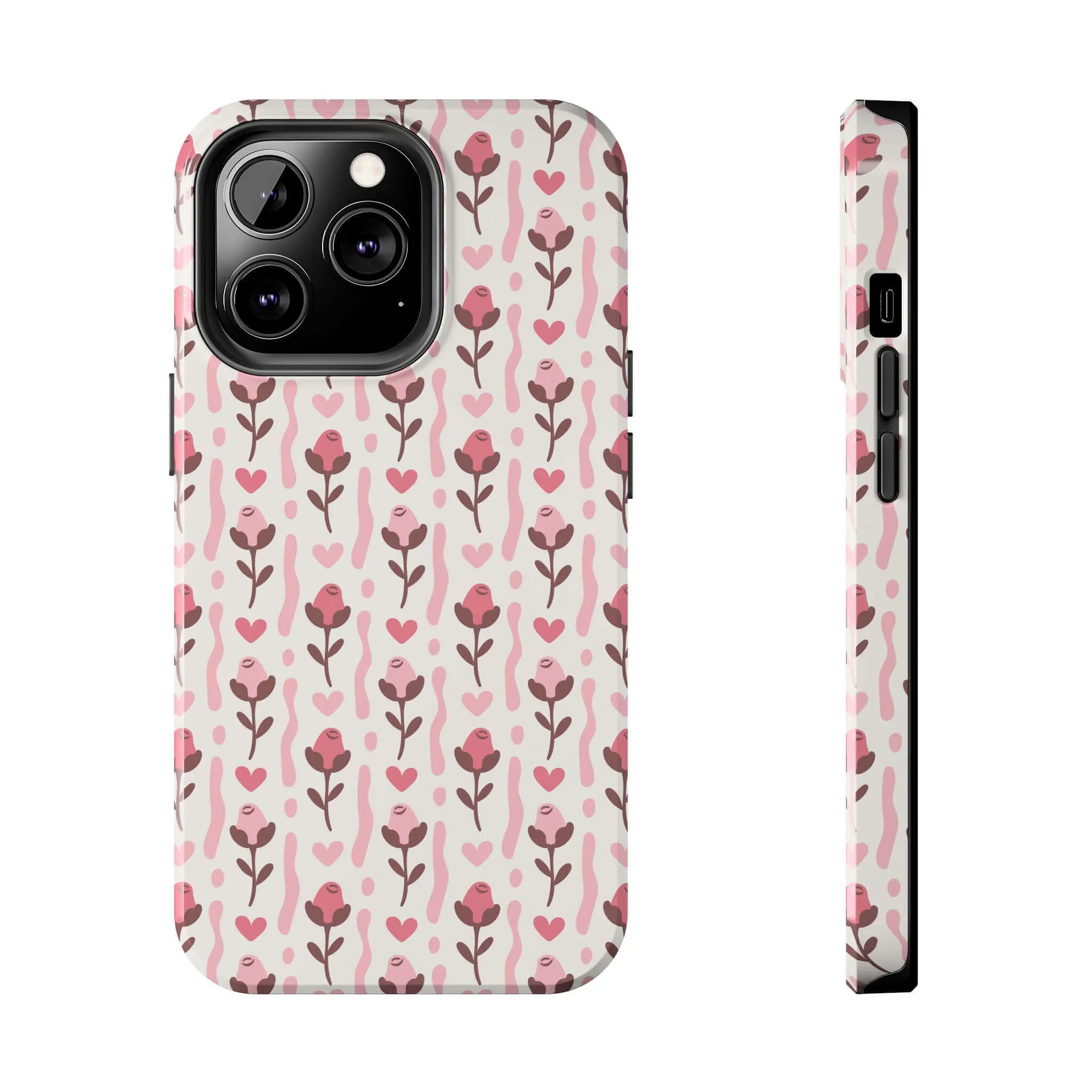 Blushing Blooms | Red Rose Case
