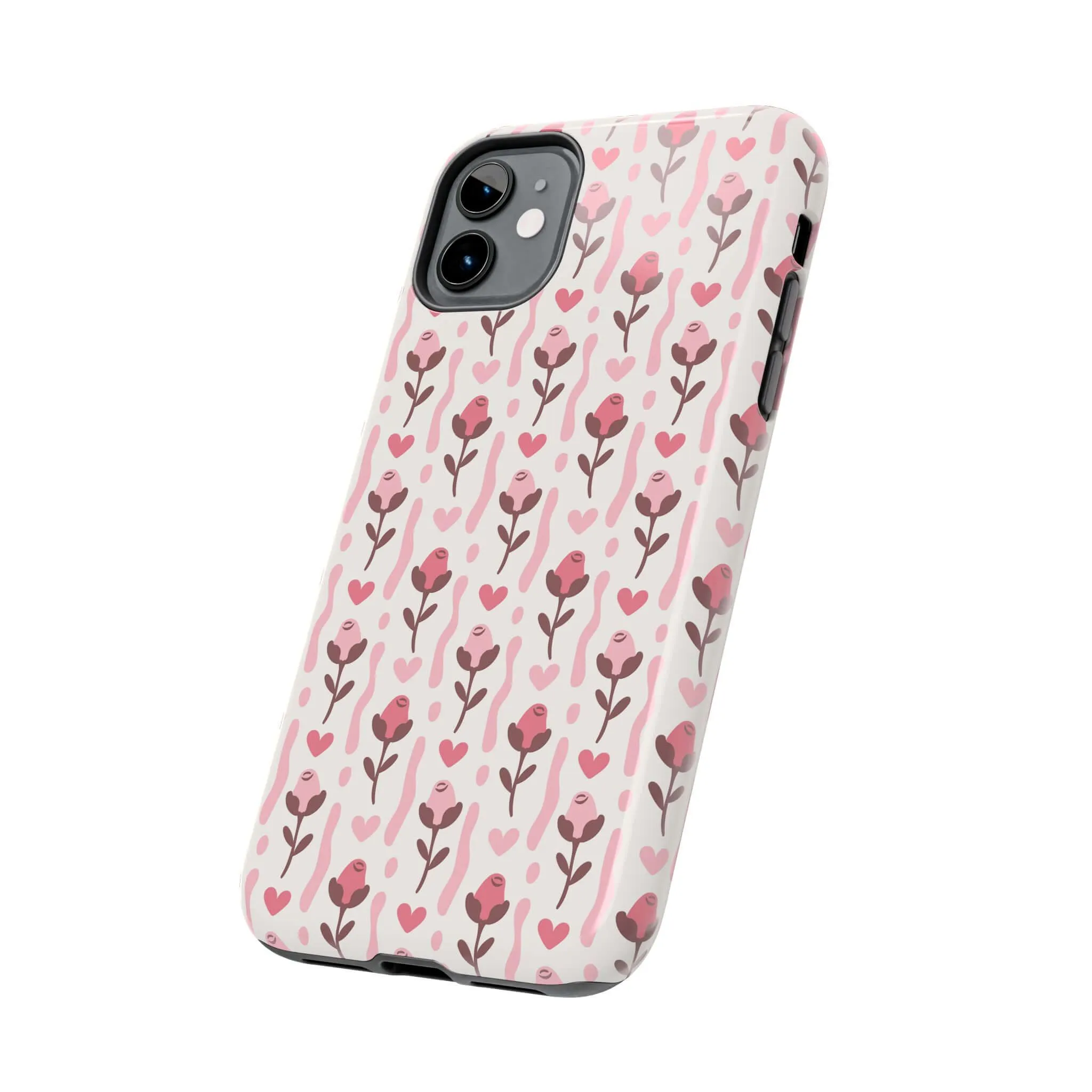Blushing Blooms | Red Rose Case