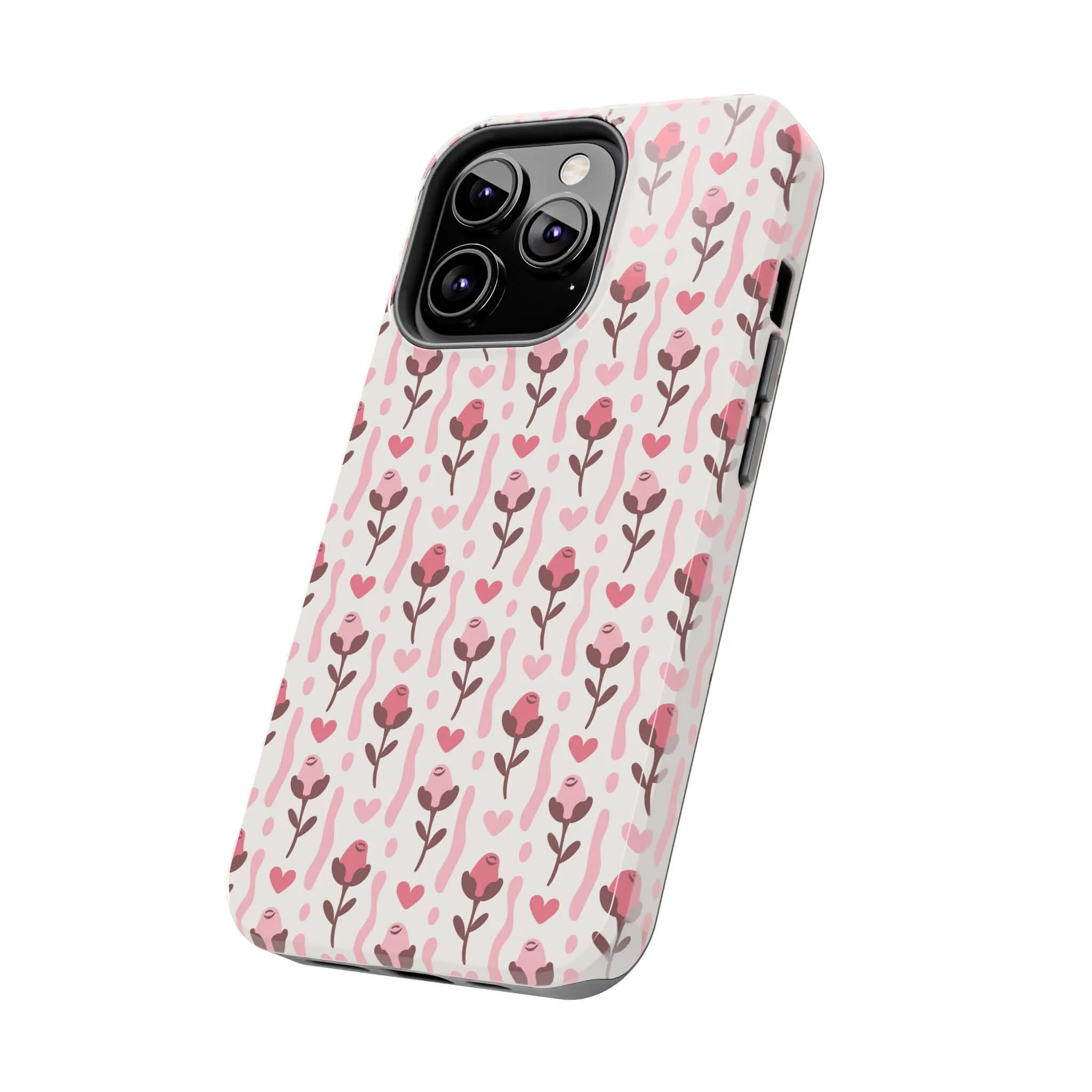 Blushing Blooms | Red Rose Case