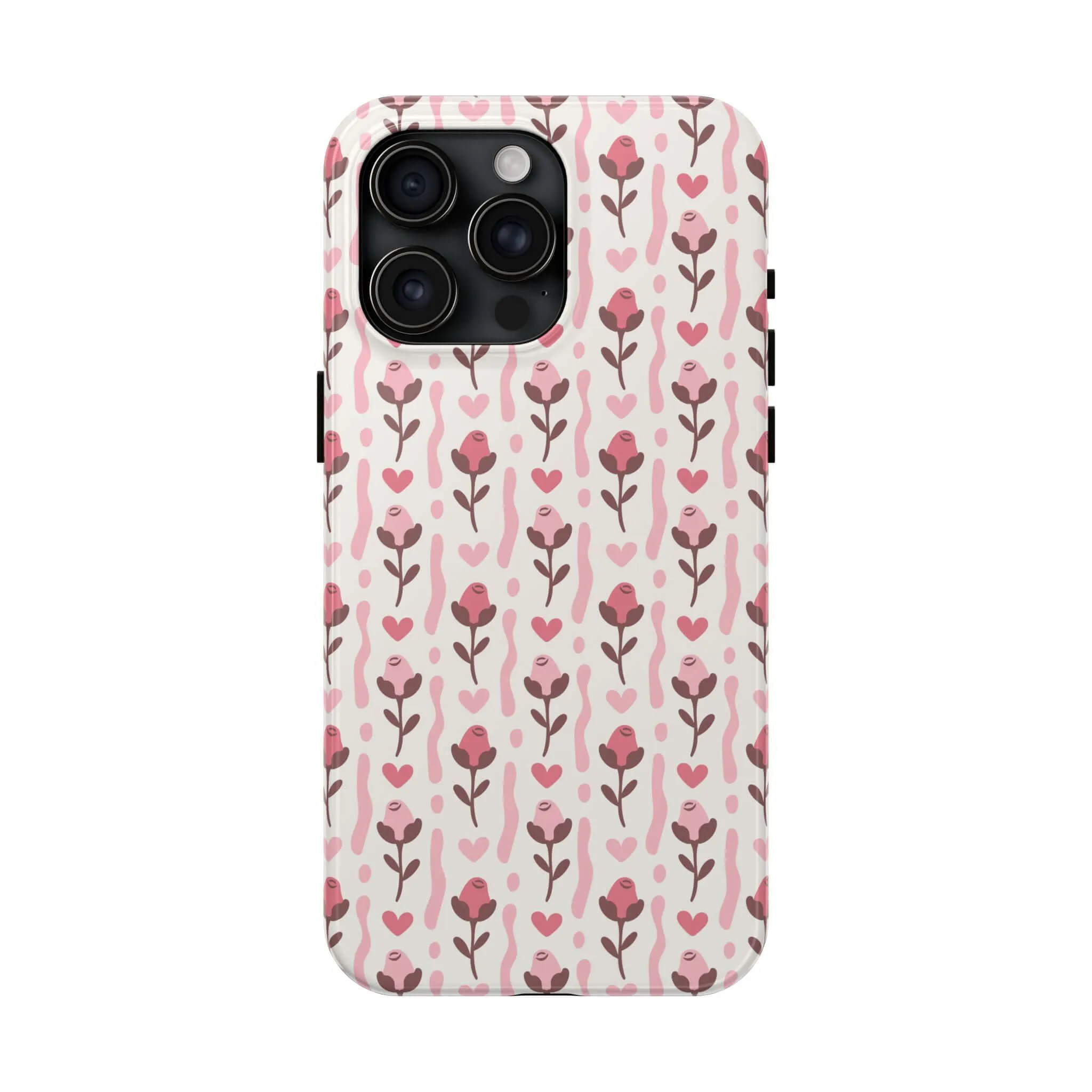 Blushing Blooms | Red Rose Case