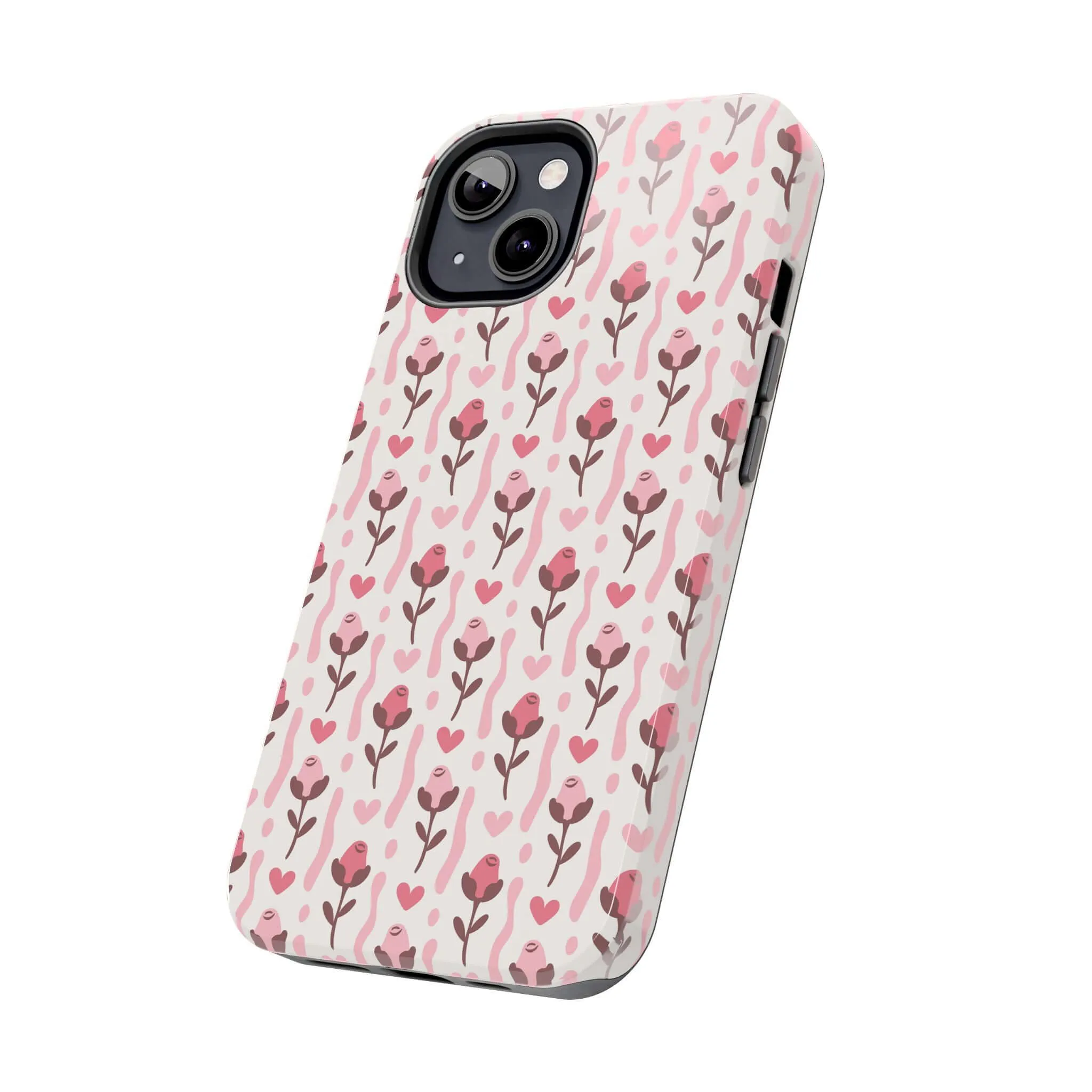 Blushing Blooms | Red Rose Case