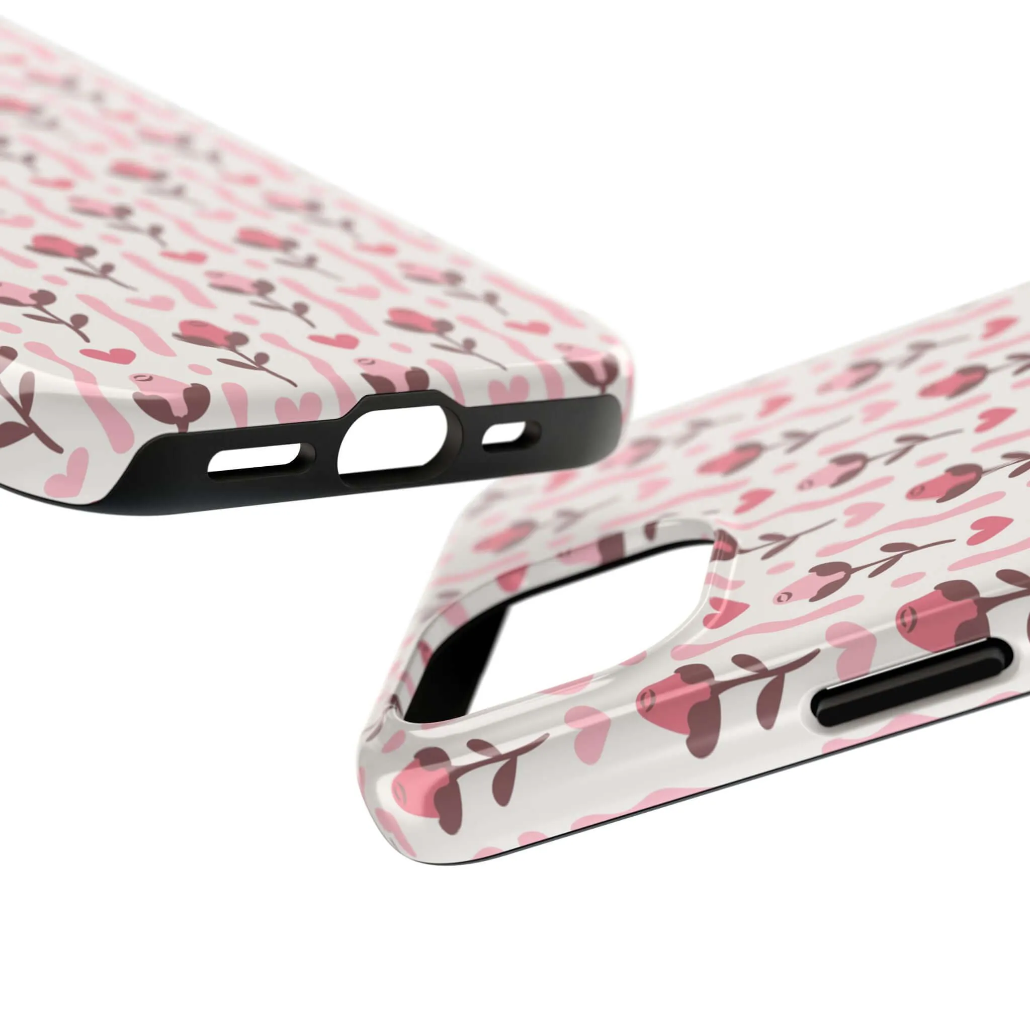 Blushing Blooms | Red Rose Case