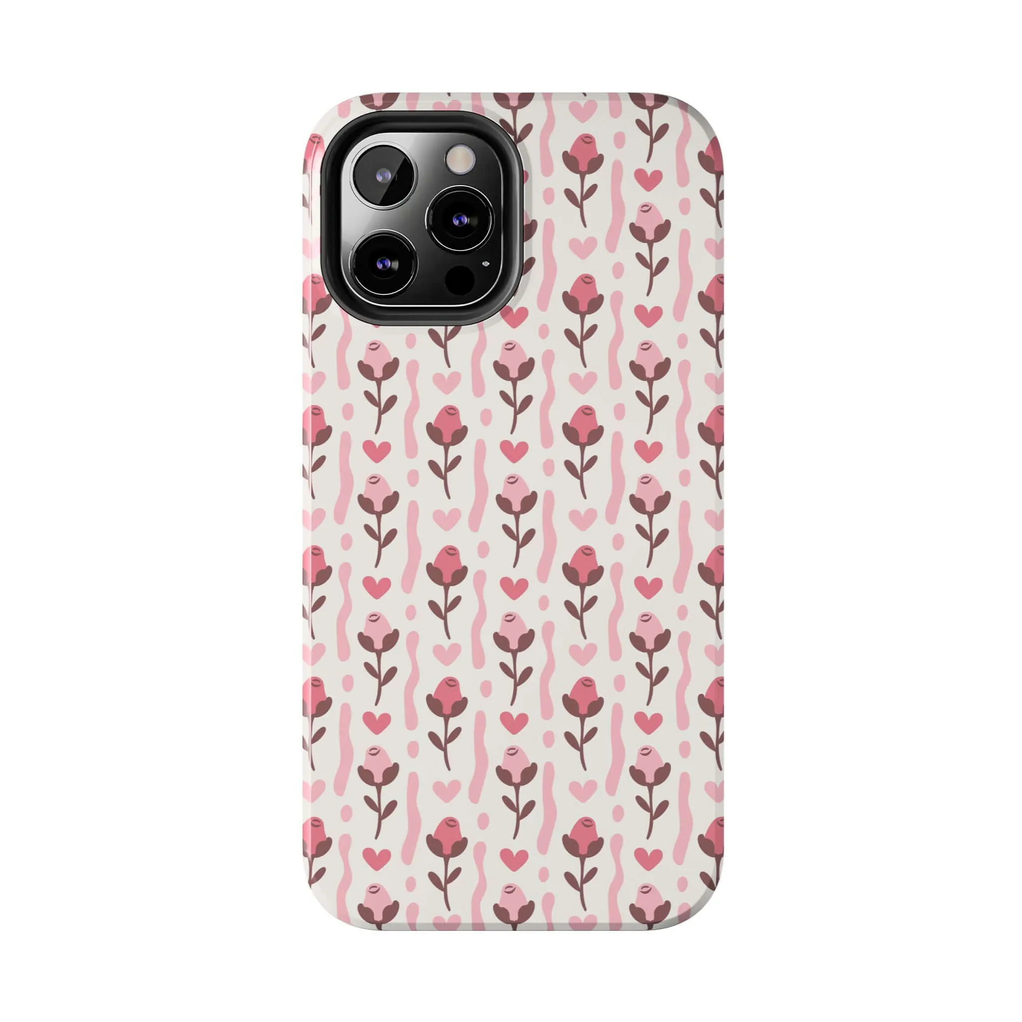 Blushing Blooms | Red Rose Case