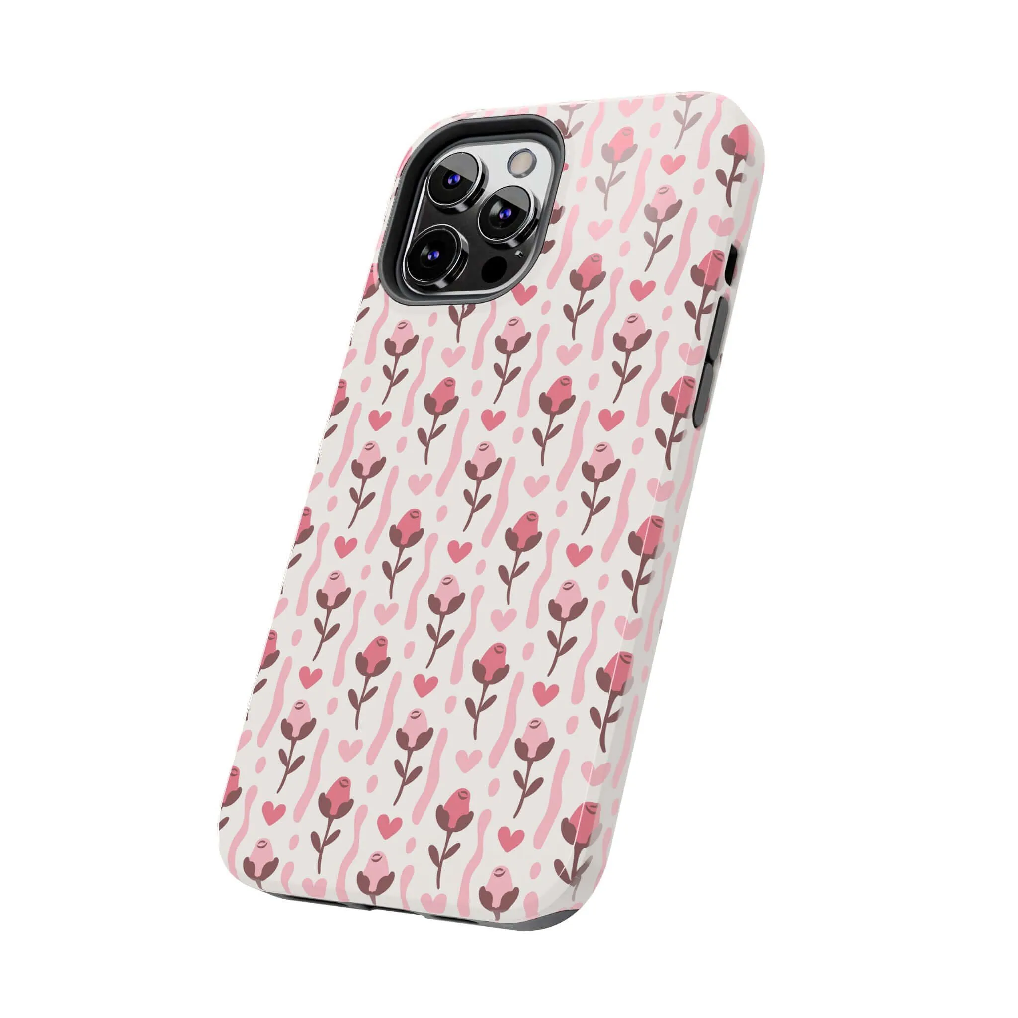Blushing Blooms | Red Rose Case