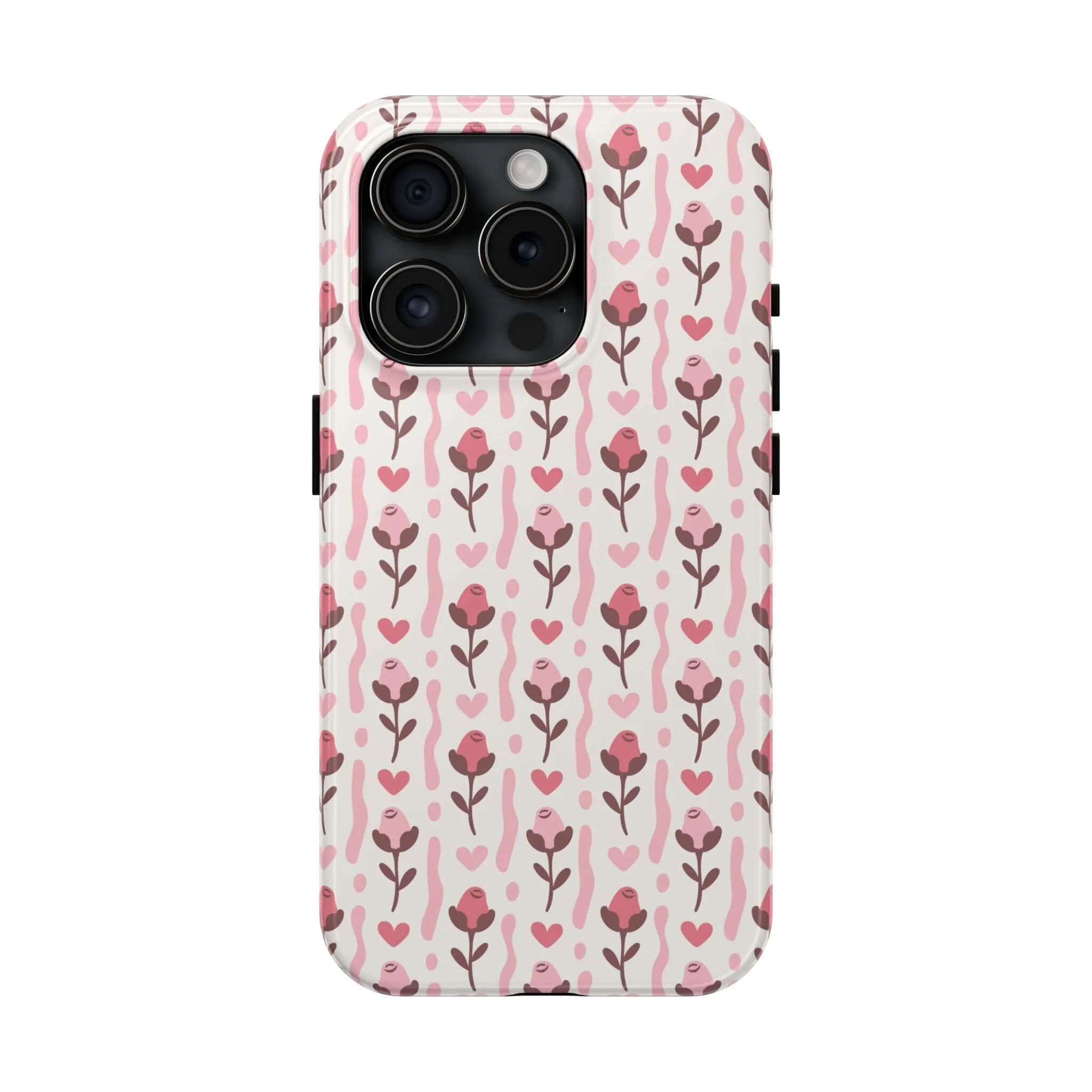 Blushing Blooms | Red Rose Case