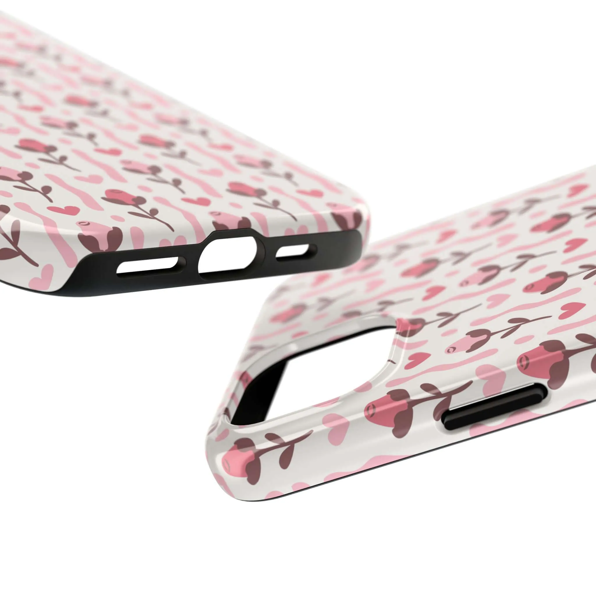 Blushing Blooms | Red Rose Case