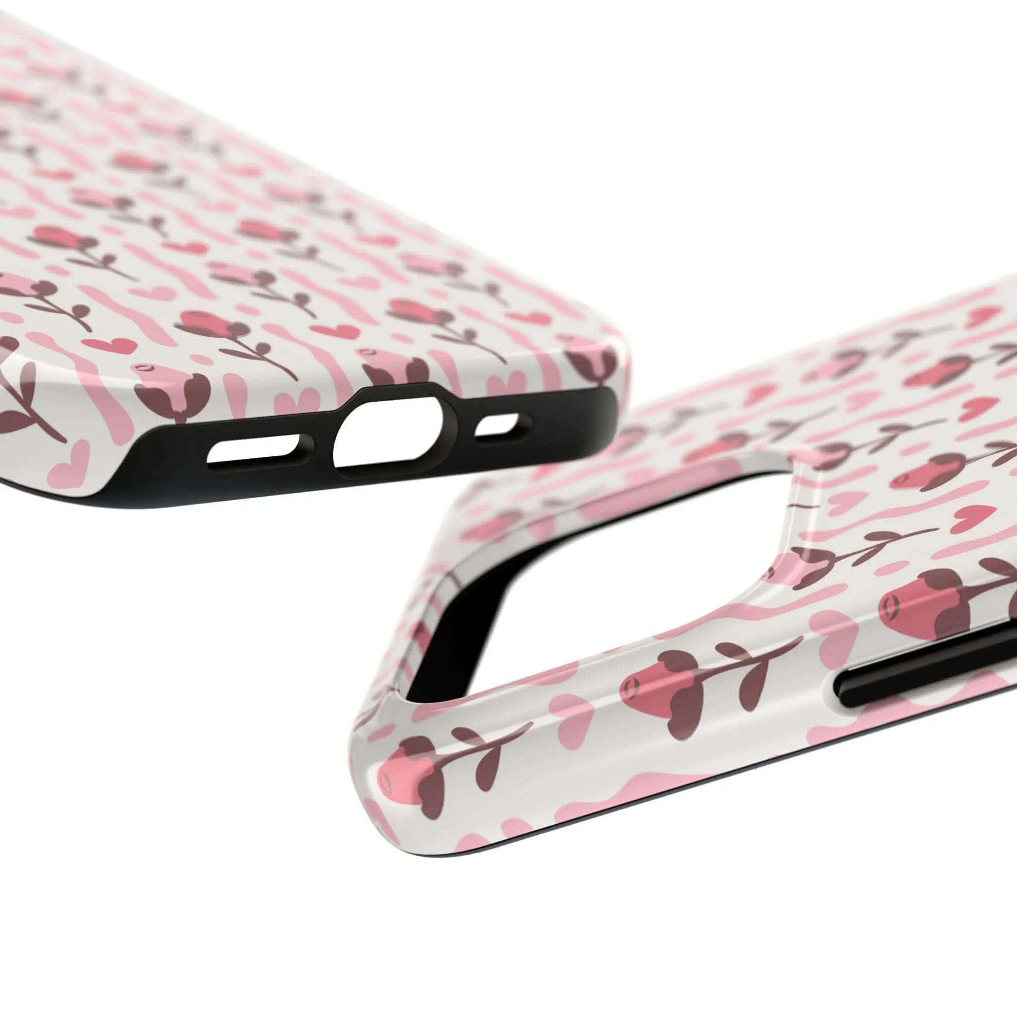 Blushing Blooms | Red Rose Case