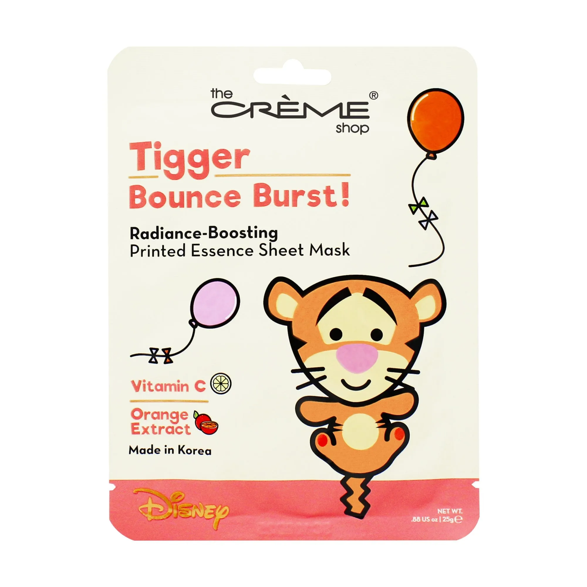 BOUNCE BURST! Tigger Printed Essence Sheet Mask