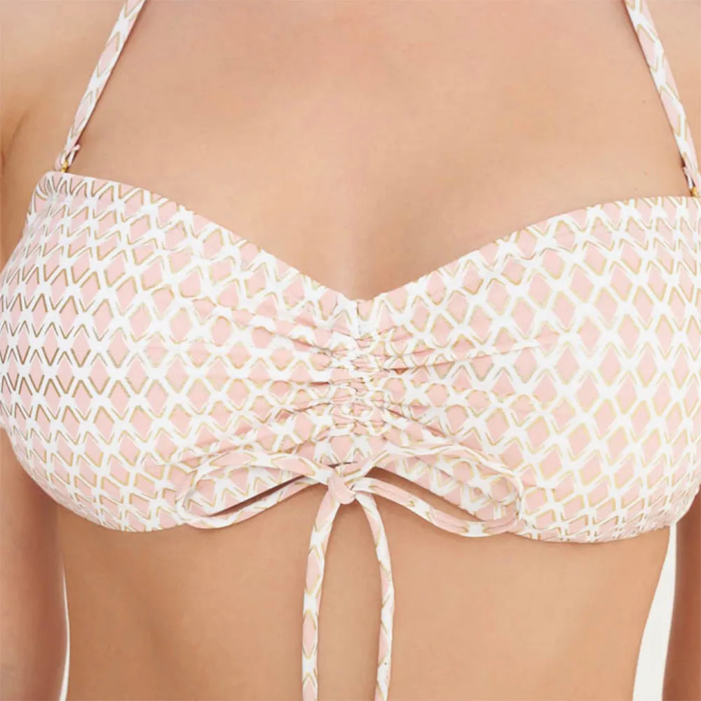 Brigitte Dimond Tile Bandeau Bikini Top