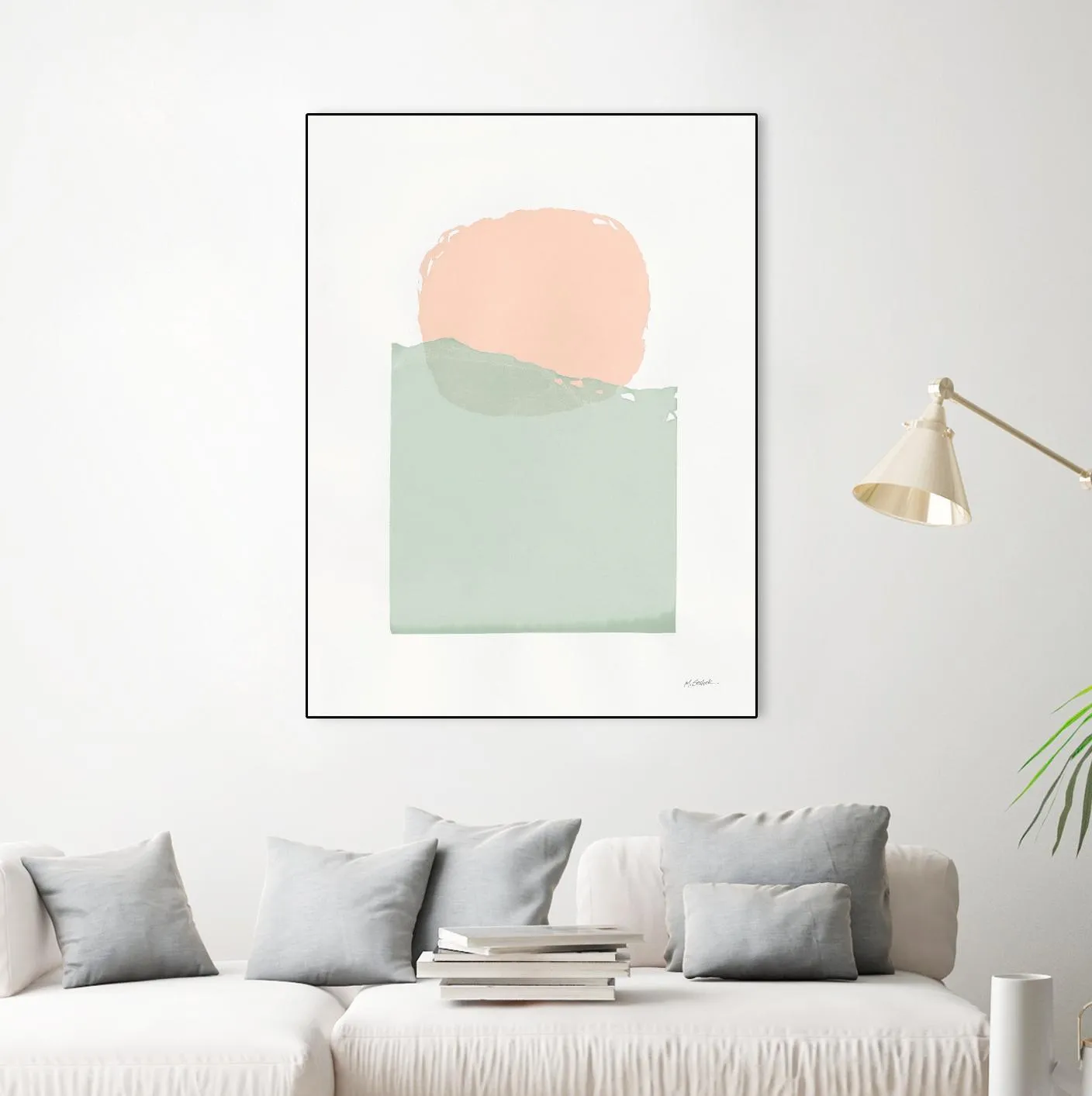 Buoyant Pink and Green