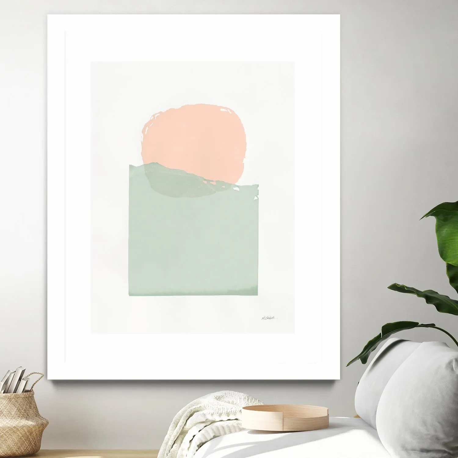 Buoyant Pink and Green