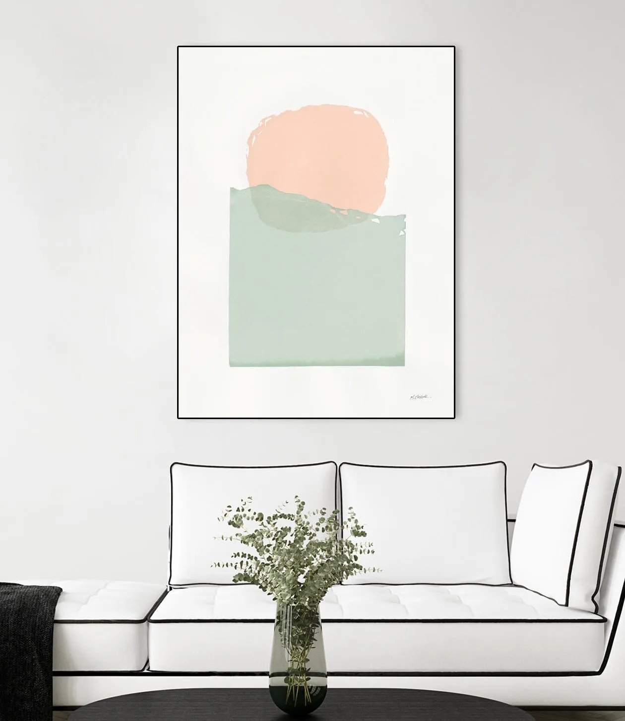 Buoyant Pink and Green