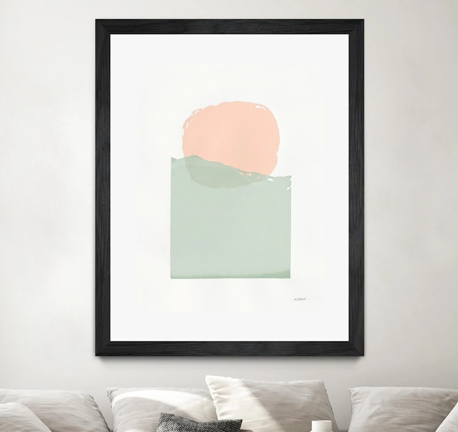 Buoyant Pink and Green