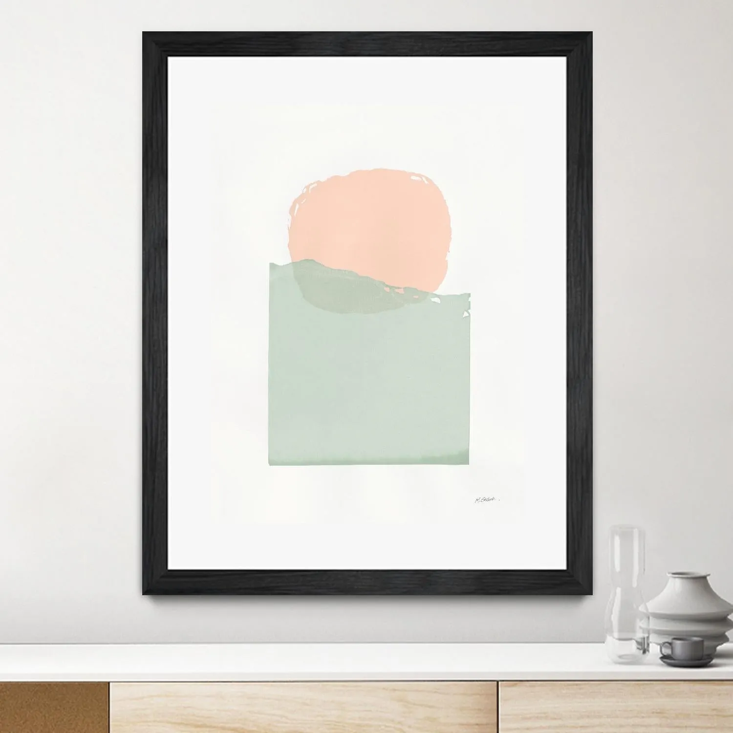 Buoyant Pink and Green