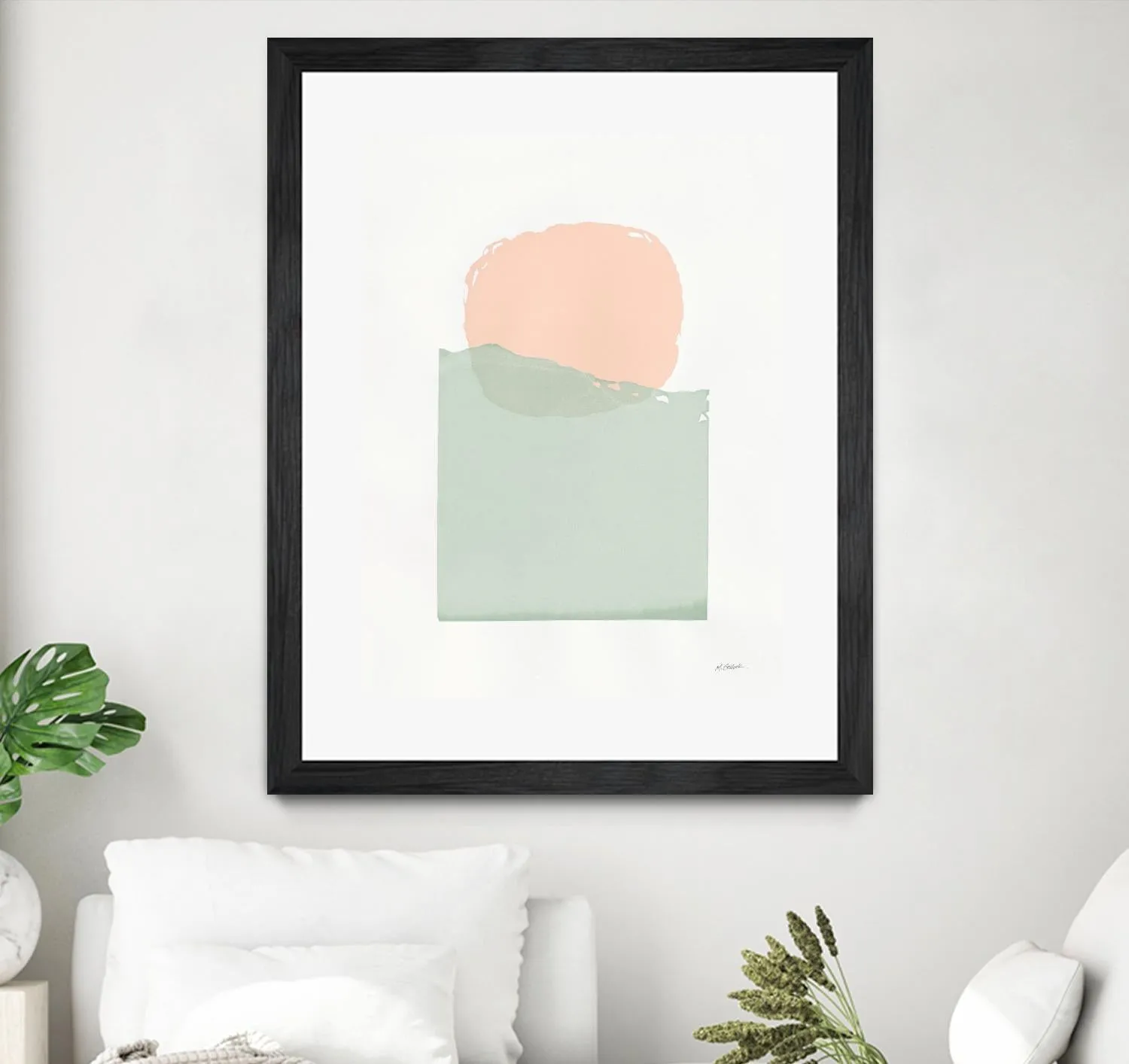 Buoyant Pink and Green