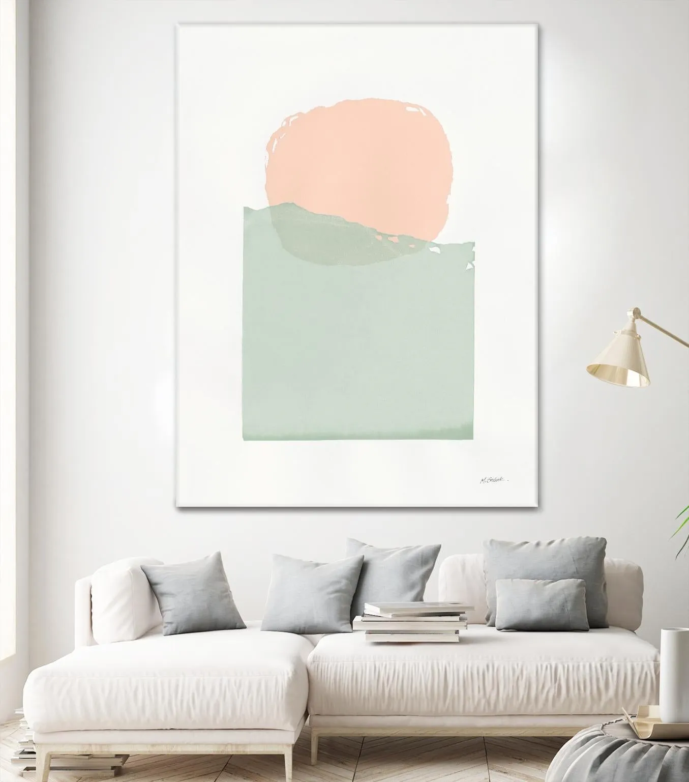 Buoyant Pink and Green