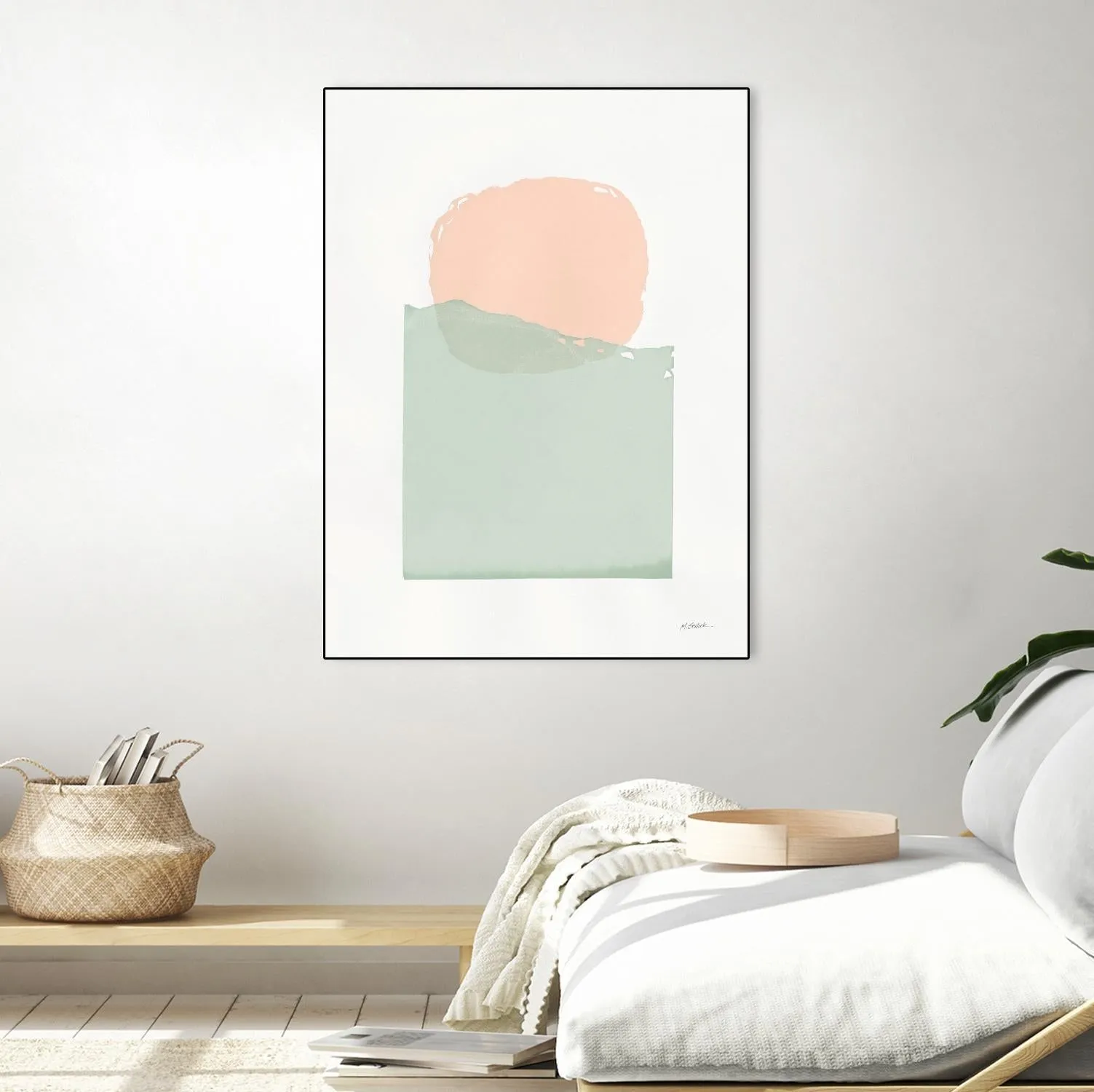 Buoyant Pink and Green
