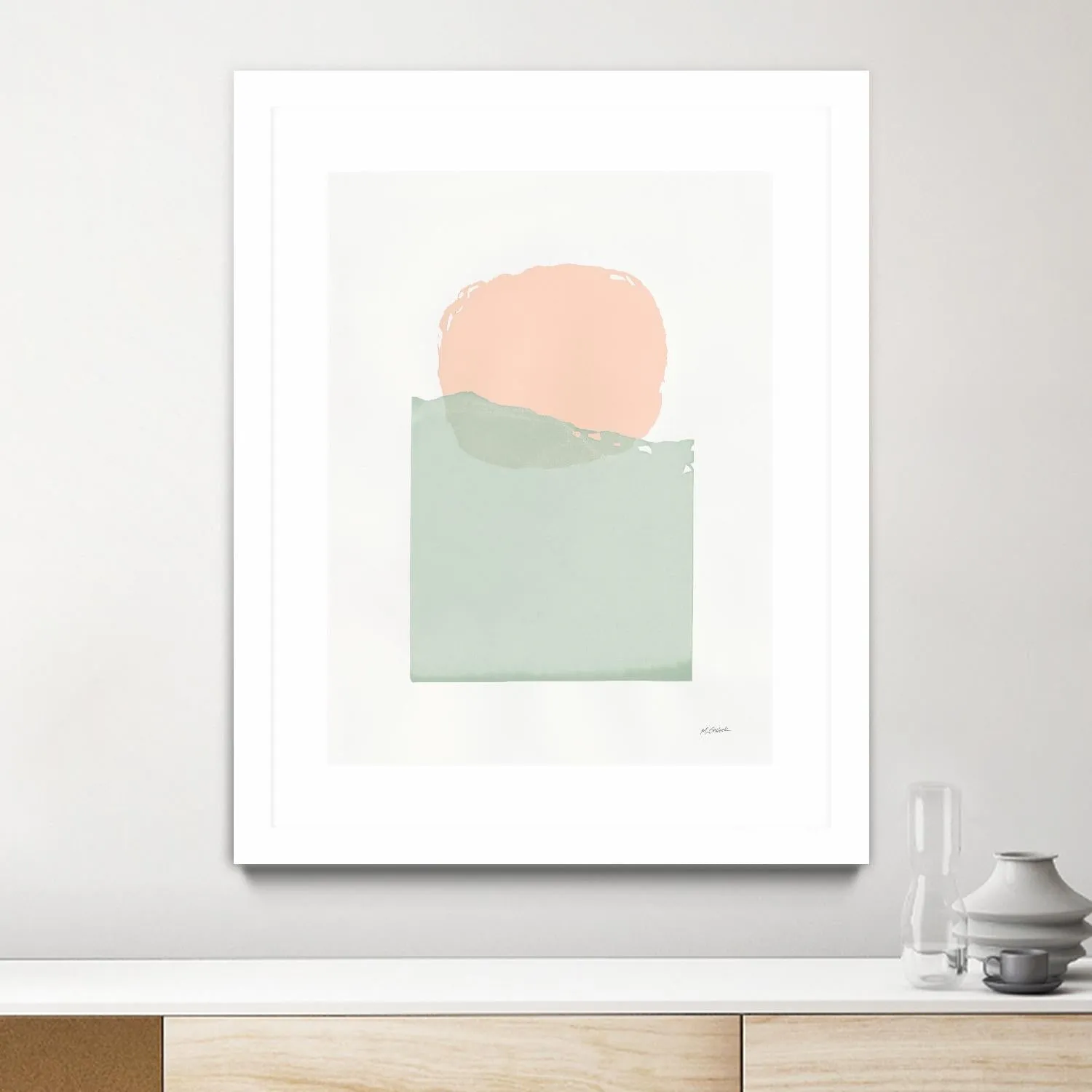 Buoyant Pink and Green