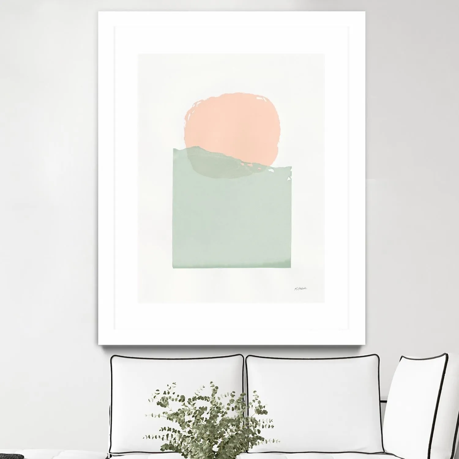 Buoyant Pink and Green