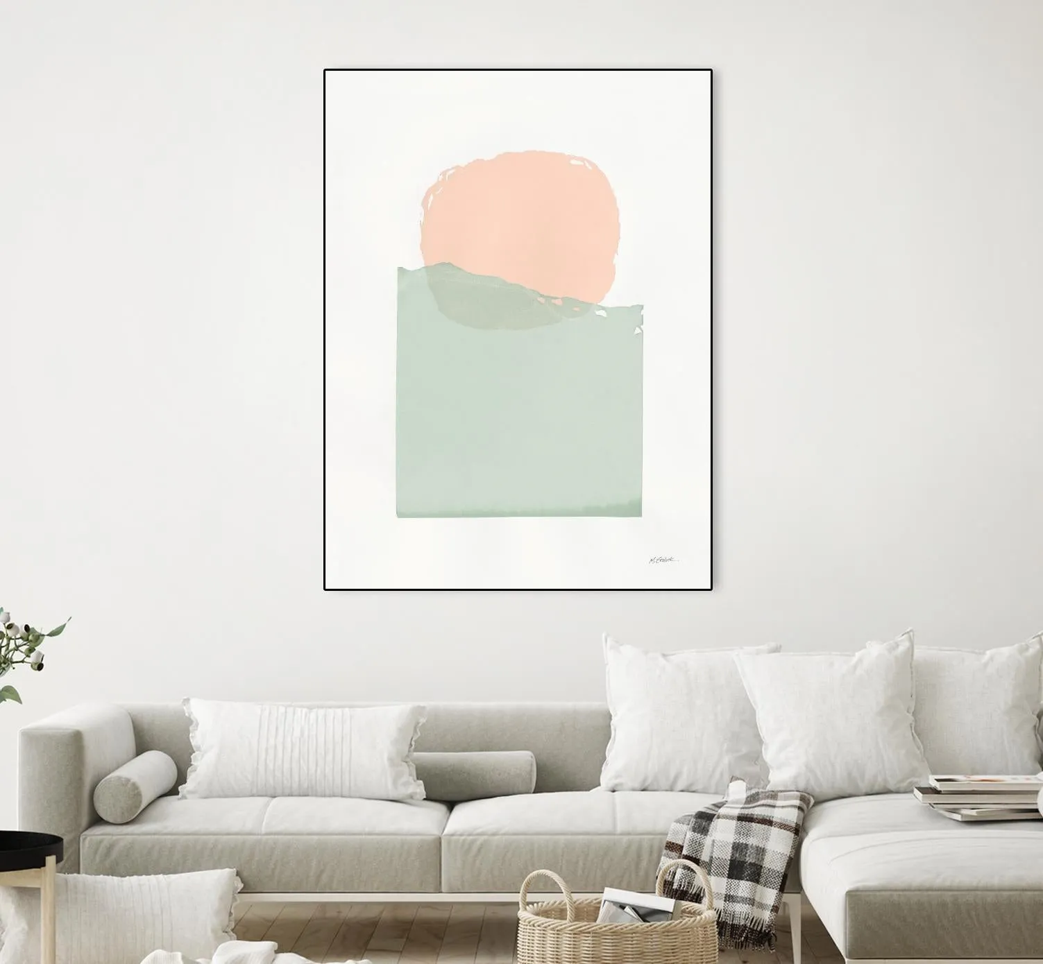 Buoyant Pink and Green