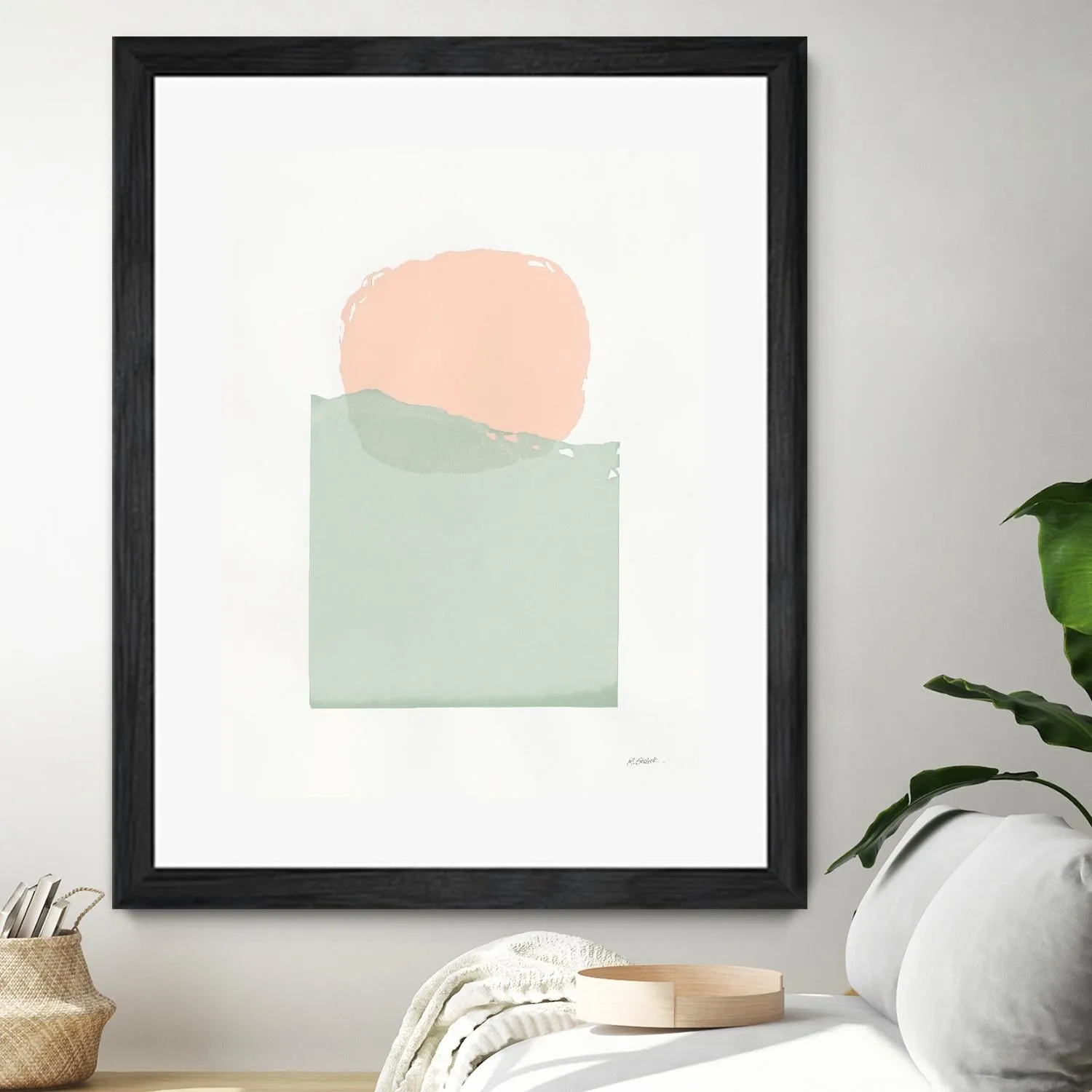 Buoyant Pink and Green