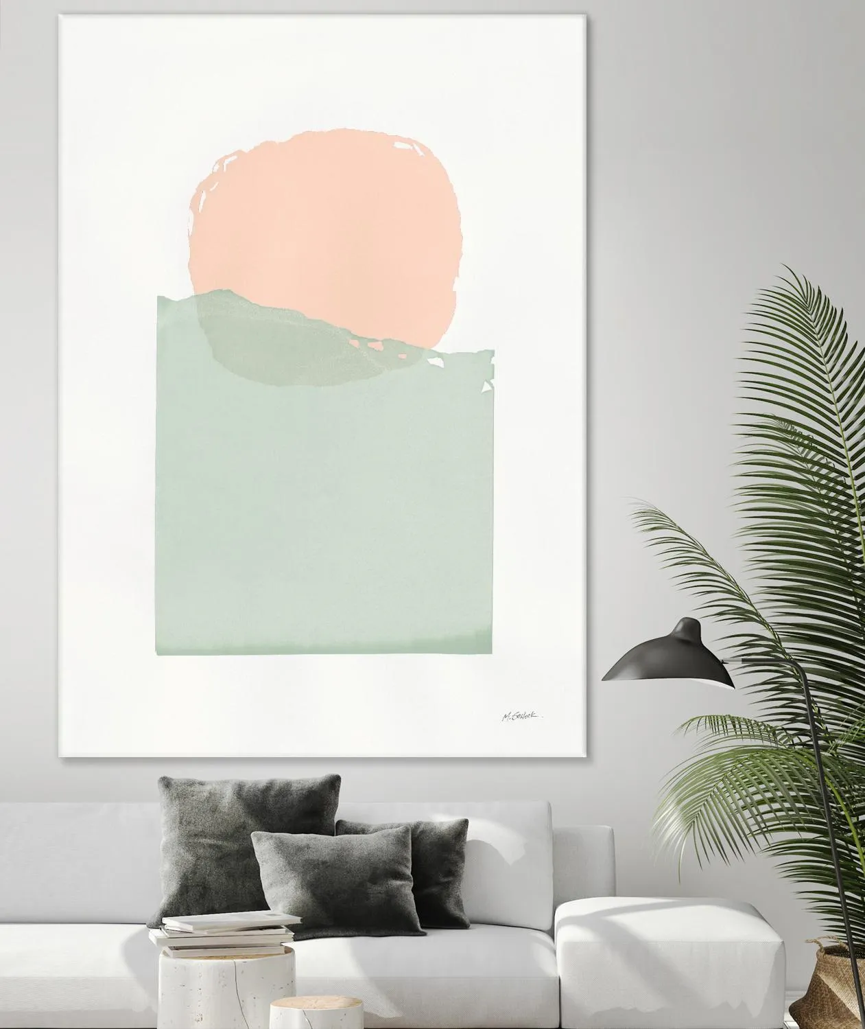 Buoyant Pink and Green