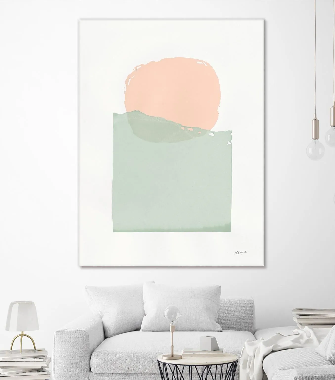 Buoyant Pink and Green
