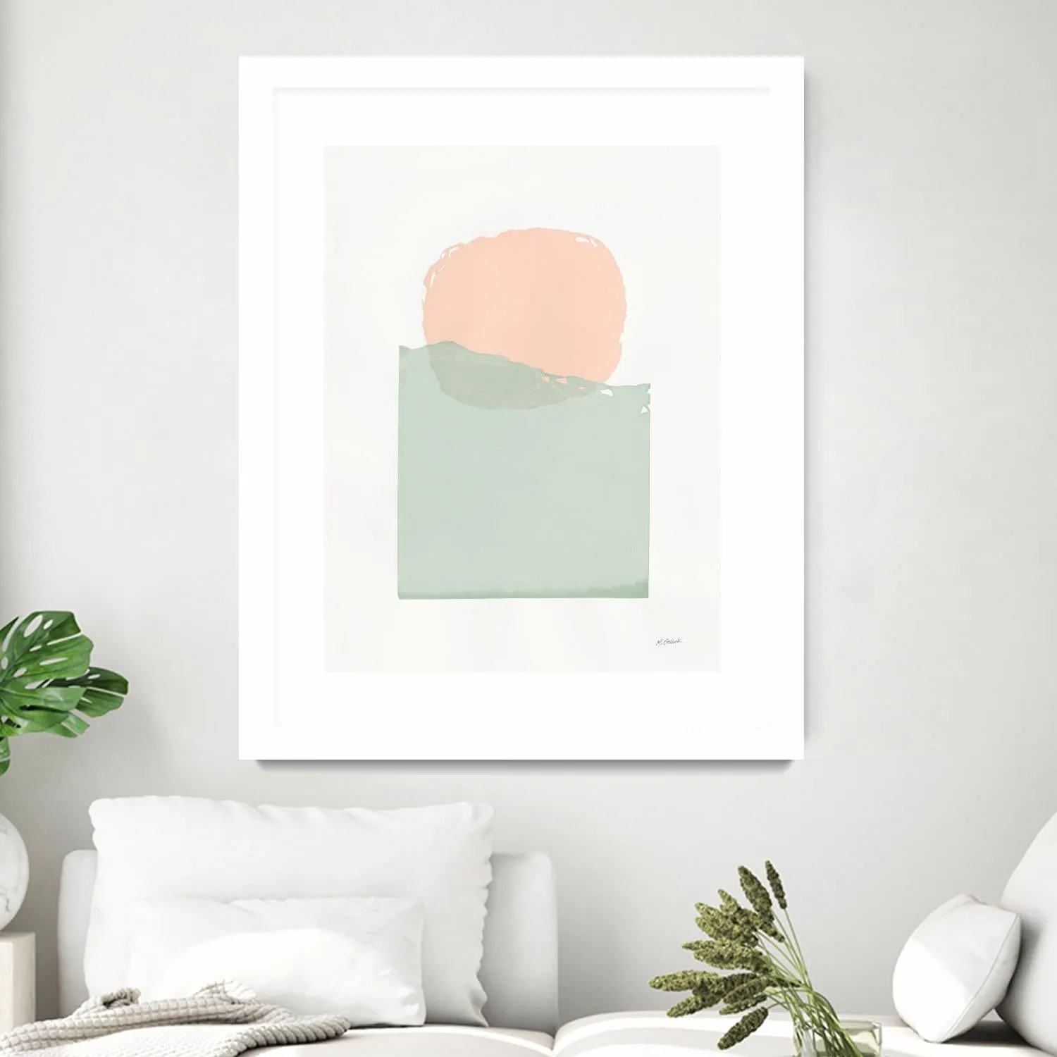 Buoyant Pink and Green