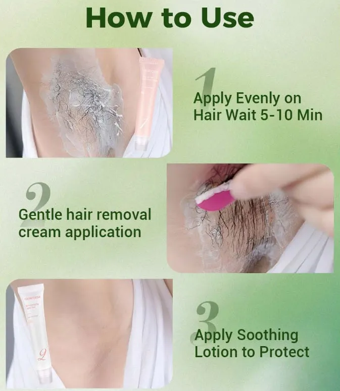 BUY 2 GET 1 FREEHair Removal Cream Kit for Women