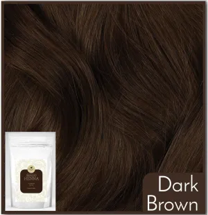 Dark Brown Henna Based Hair Color, Mehndi For Hair, All Natural Ingredients 100 Gms Packets