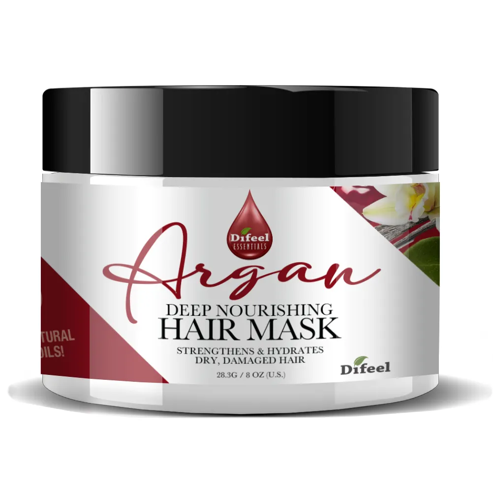Difeel Essentials Deep Nourishing Argan Hair Mask 8 oz.