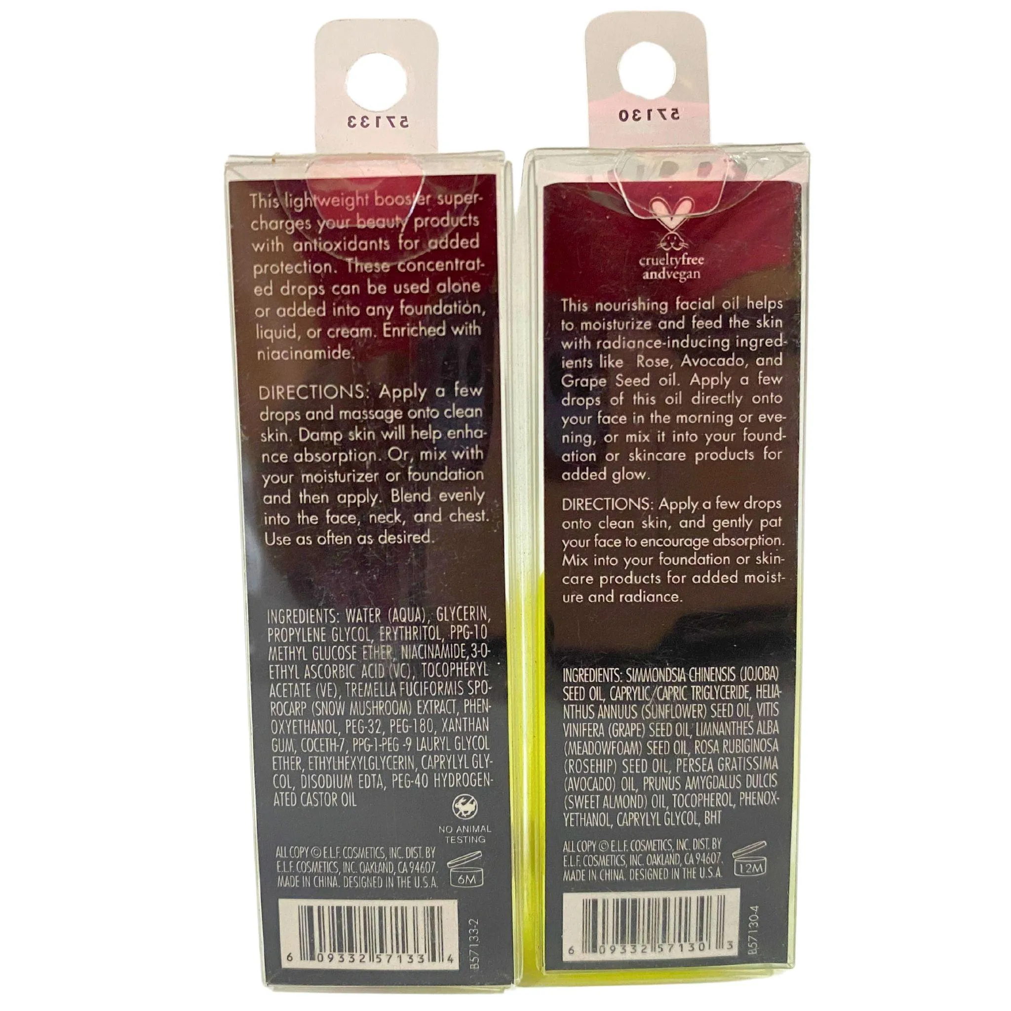 Elf Nourishing Facial Oil & Booster Drops 0.51OZ (75 Pcs Lot)
