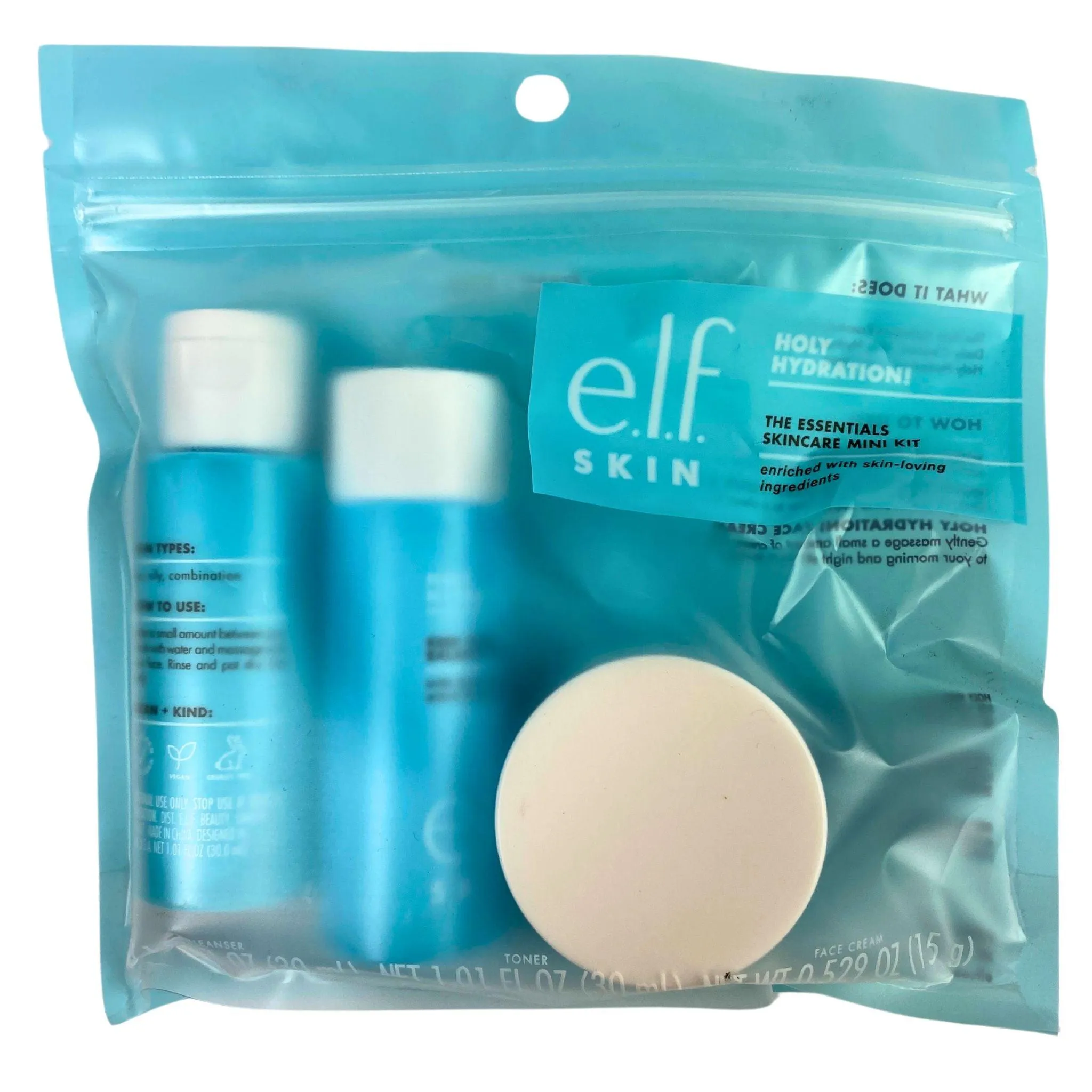 Elf Skin Holy Hydration The Essentials Skincare Mini Kit (12 Pcs Lot)