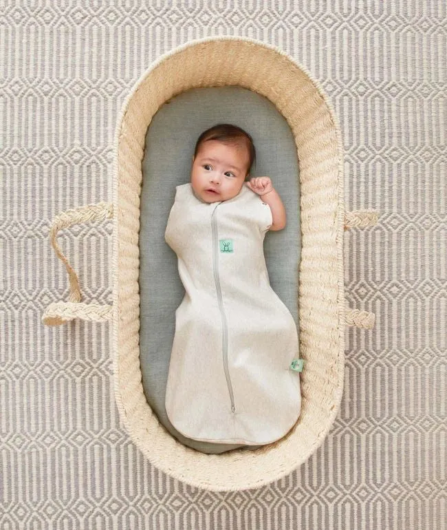 ergoPouch, ergoCocoon 0.2 Tog Swaddle & Sleep Bag, Grey Marle