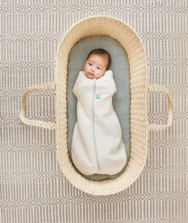 ergoPouch, ergoCocoon 0.2 Tog Swaddle & Sleep Bag, Grey Marle