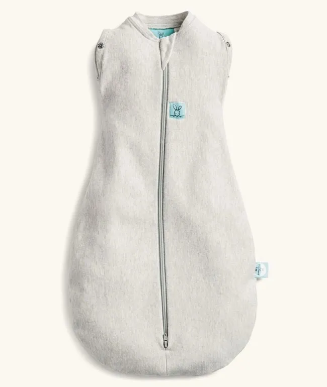 ergoPouch, ergoCocoon 0.2 Tog Swaddle & Sleep Bag, Grey Marle