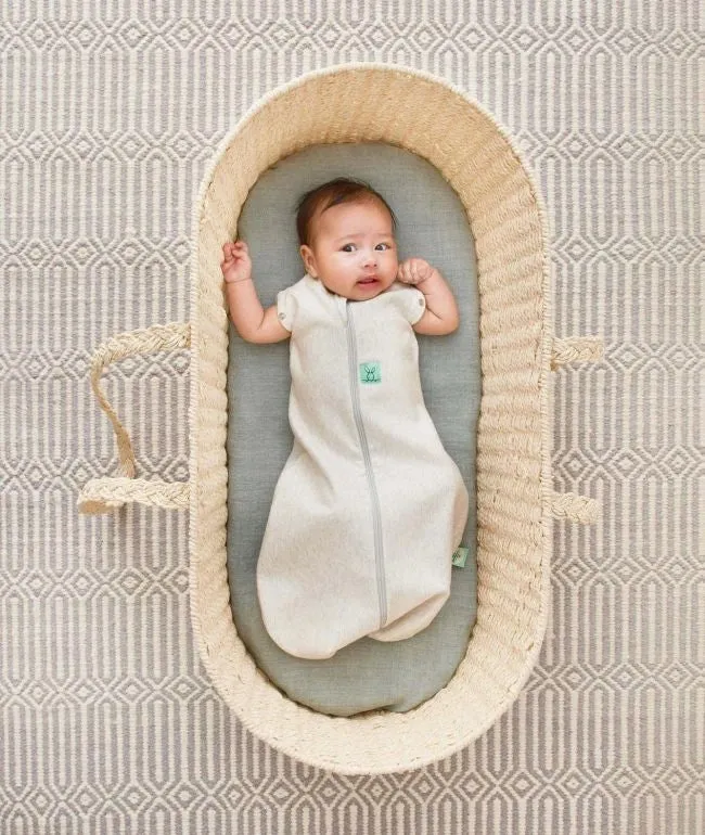ergoPouch, ergoCocoon 0.2 Tog Swaddle & Sleep Bag, Grey Marle
