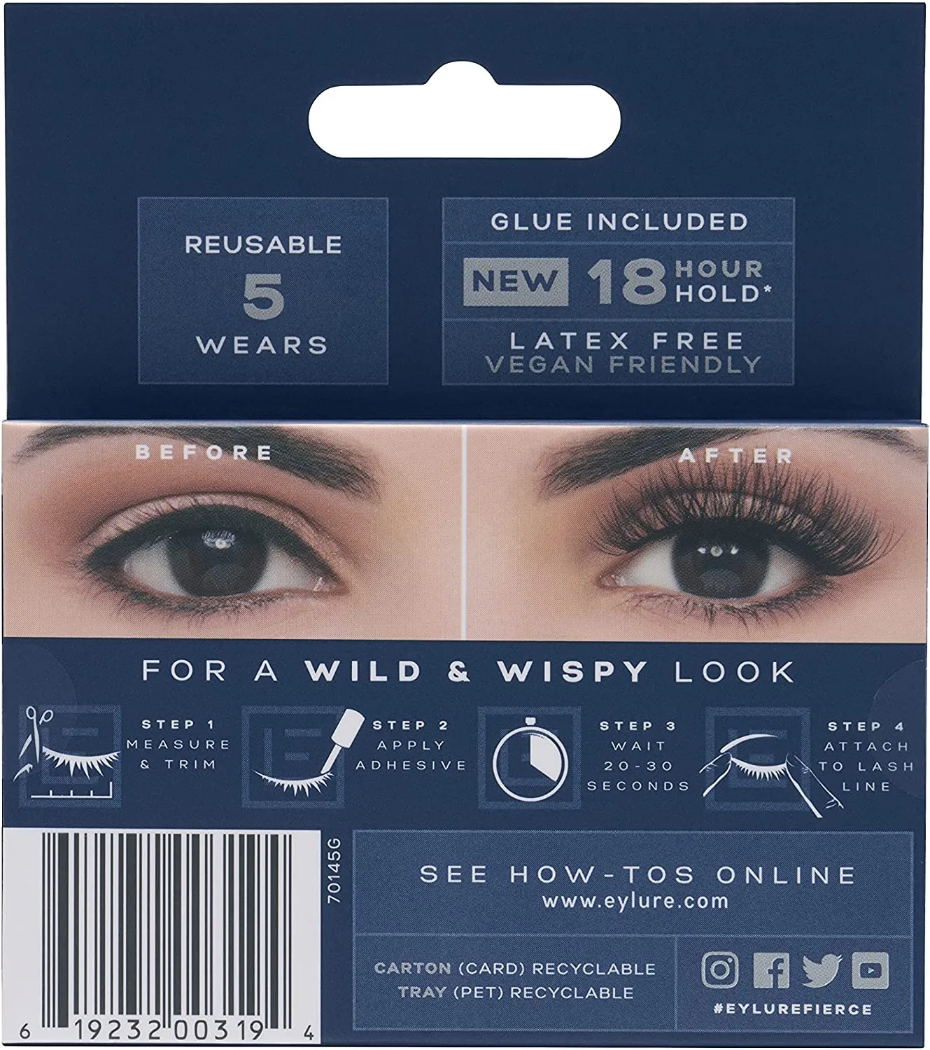 Eylure Wild and Wispy Lashes - Fierce